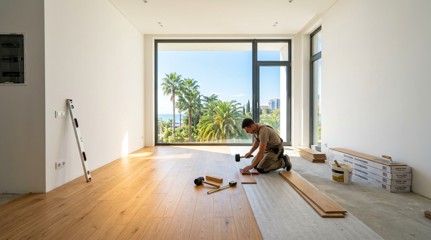 Ремонт квартиры в Сочи 2026 — цены, подрядчики и сроки