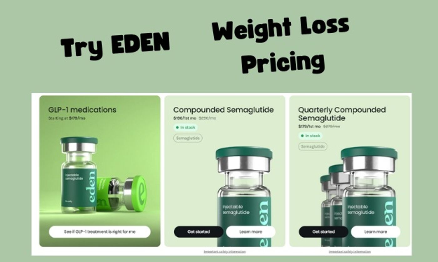 Try Eden Weight Loss Review - My Semaglutide Experience