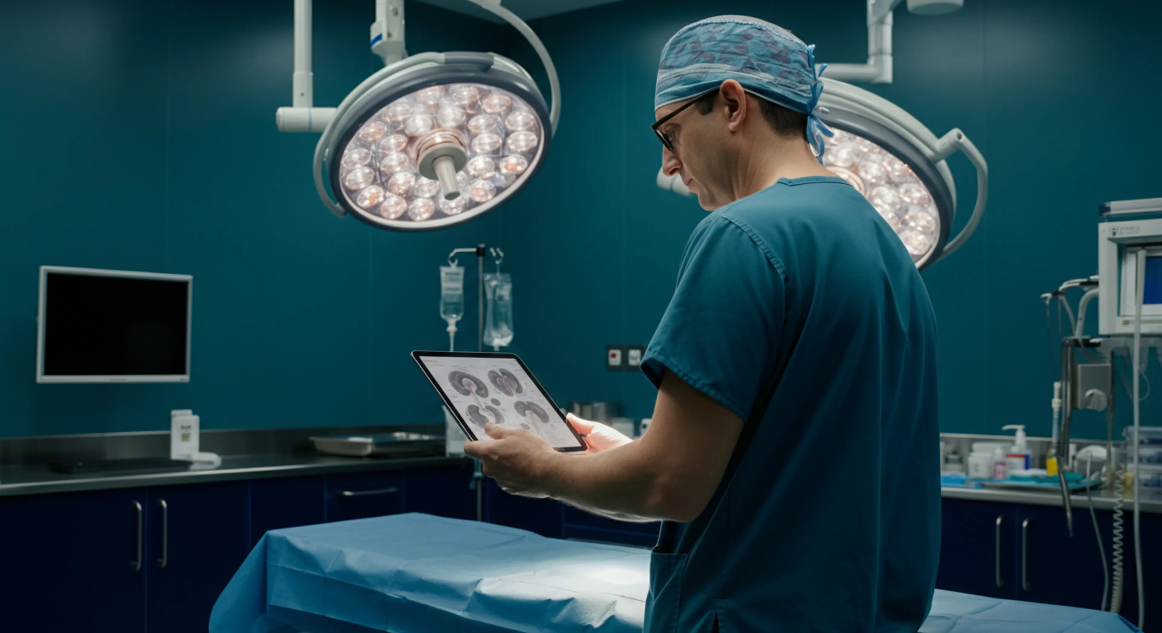 Consultant urologist reviewing prostate surgery options for BPH at a London clinic