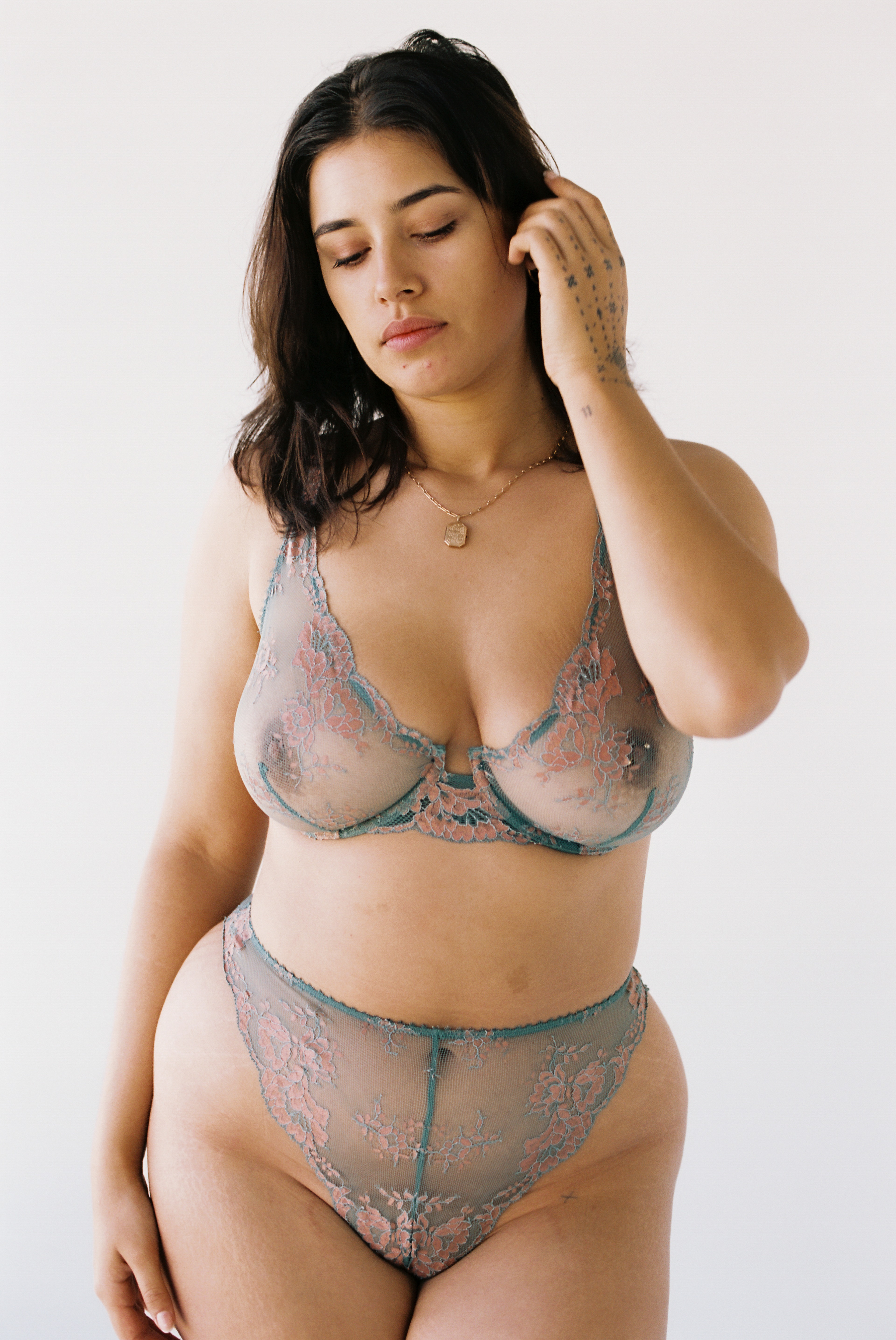 Eden High Waist Brief ~ Jade - 1