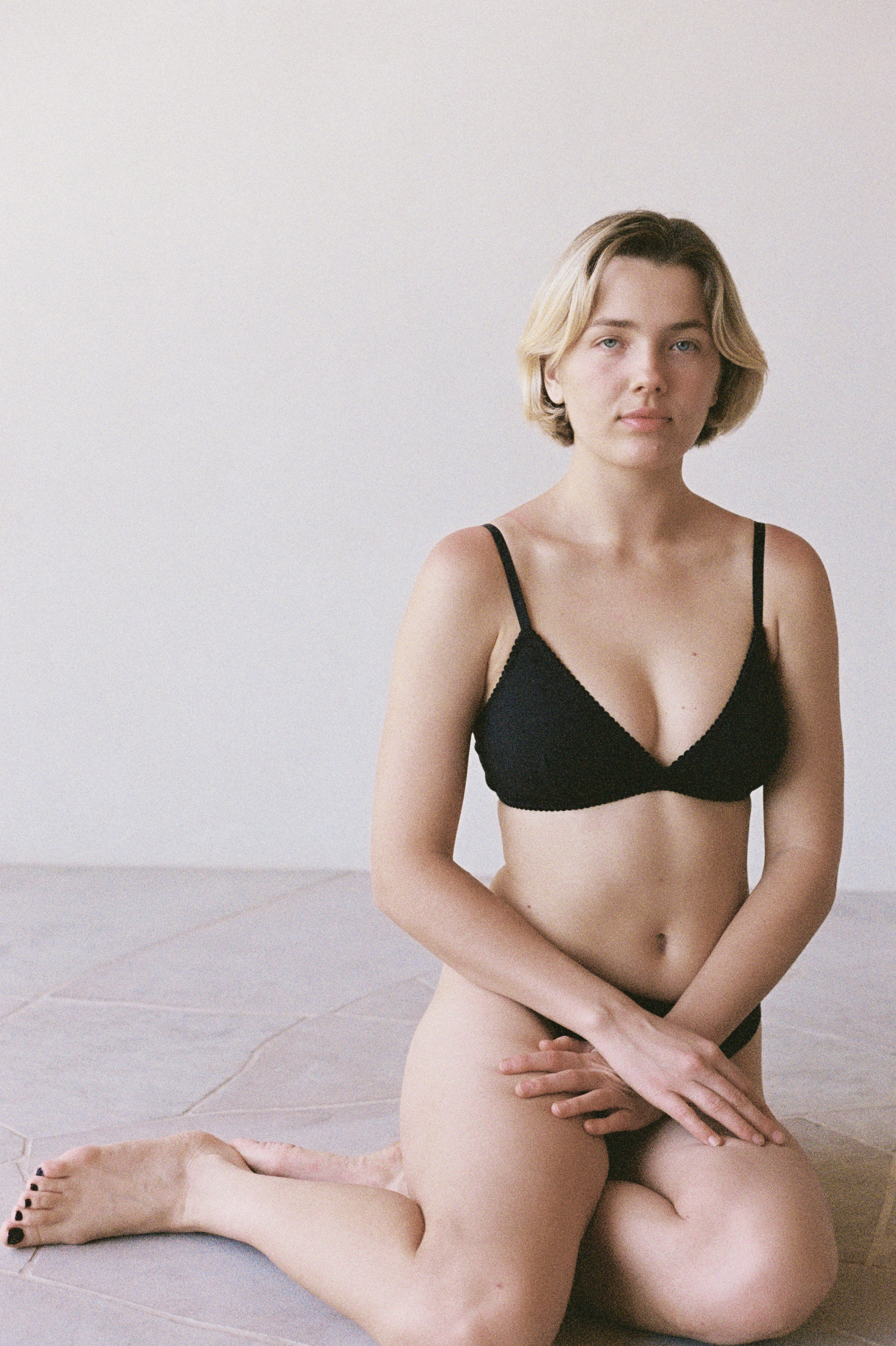 Bobbi Softcup Bra Black Organic Cotton - 1