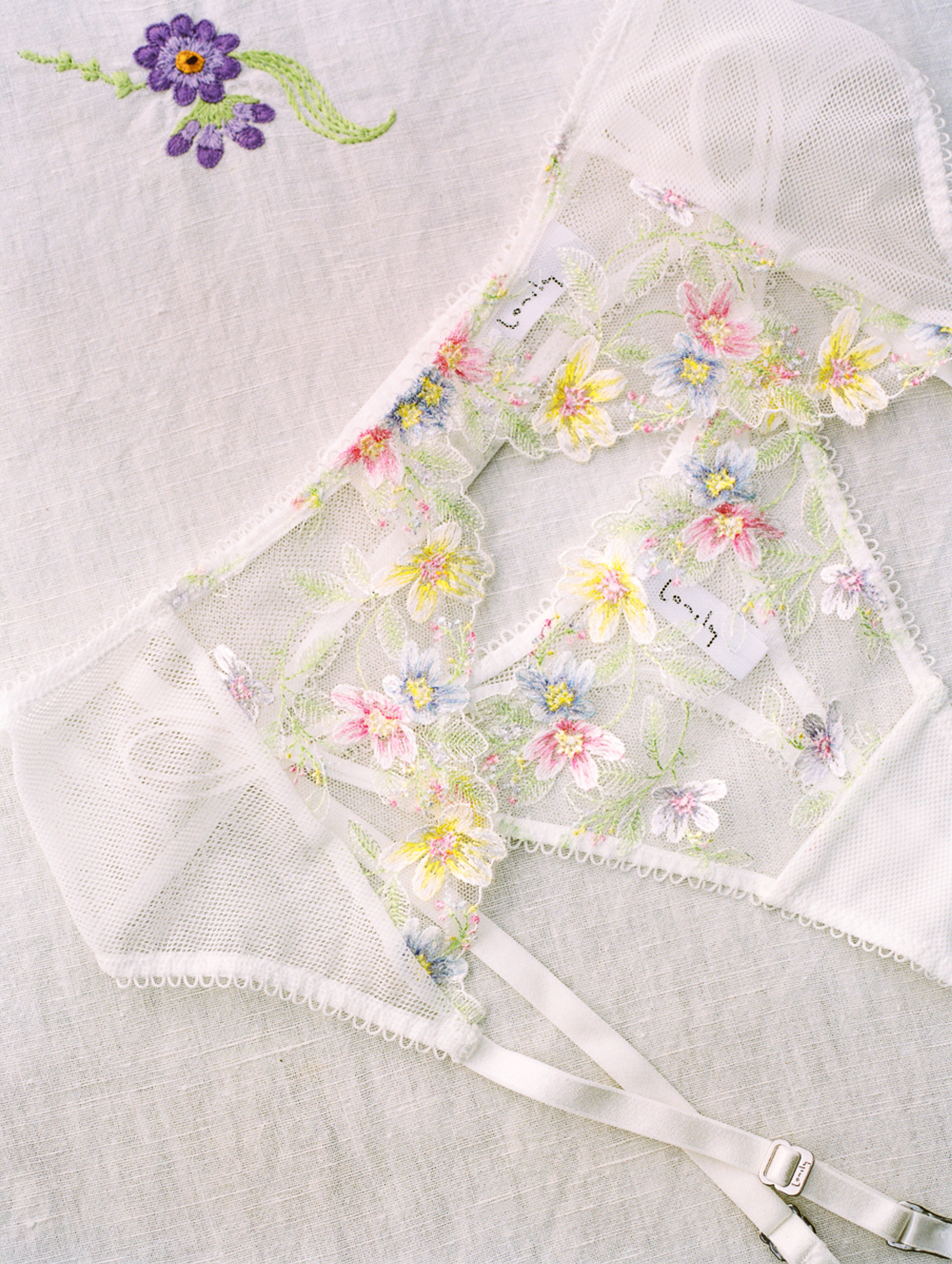 Florence Suspender Ivory - 7