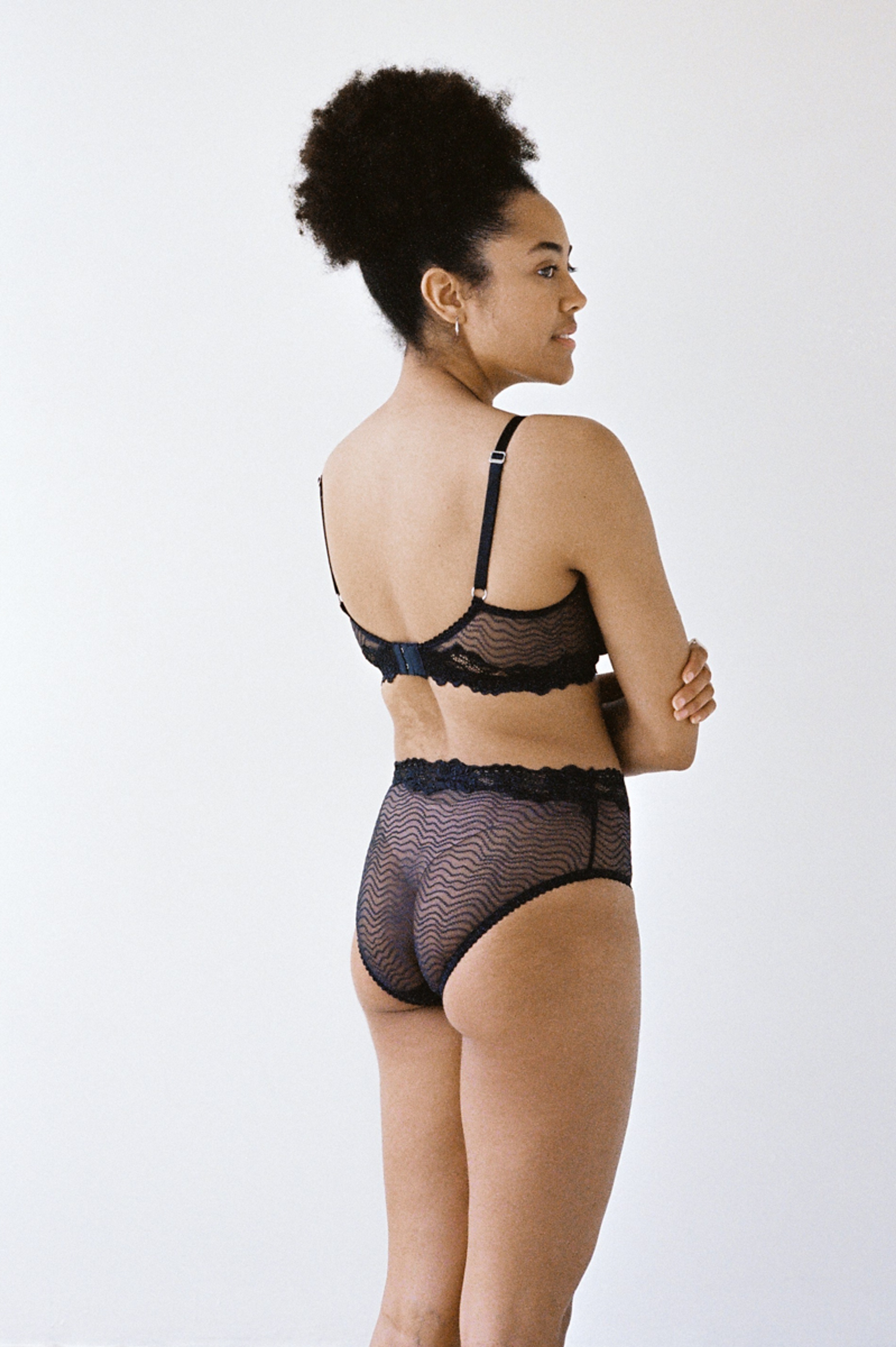 Bonnie High Waist Brief Midnight - 4