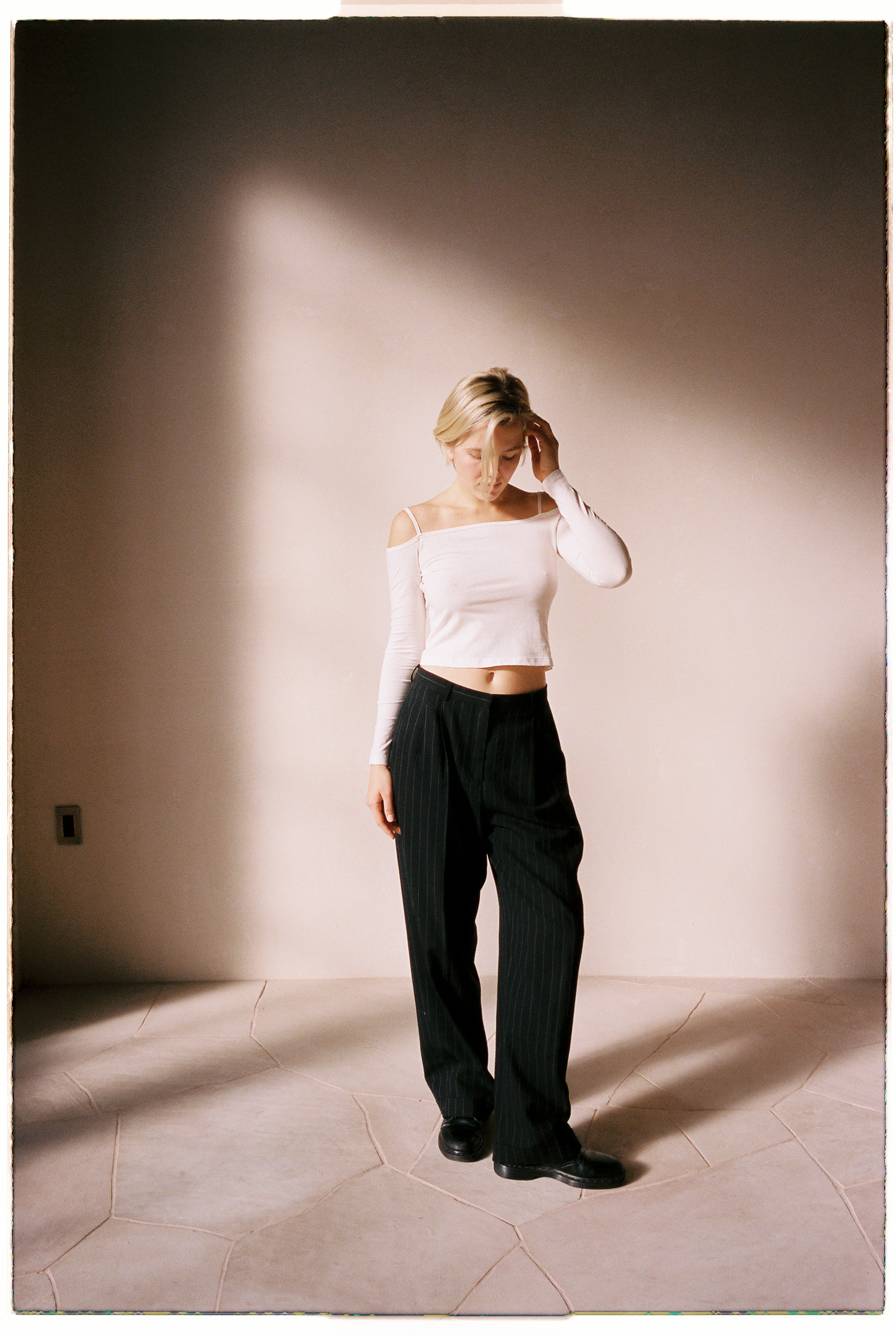 Marama Off Shoulder L/S Top White - 3