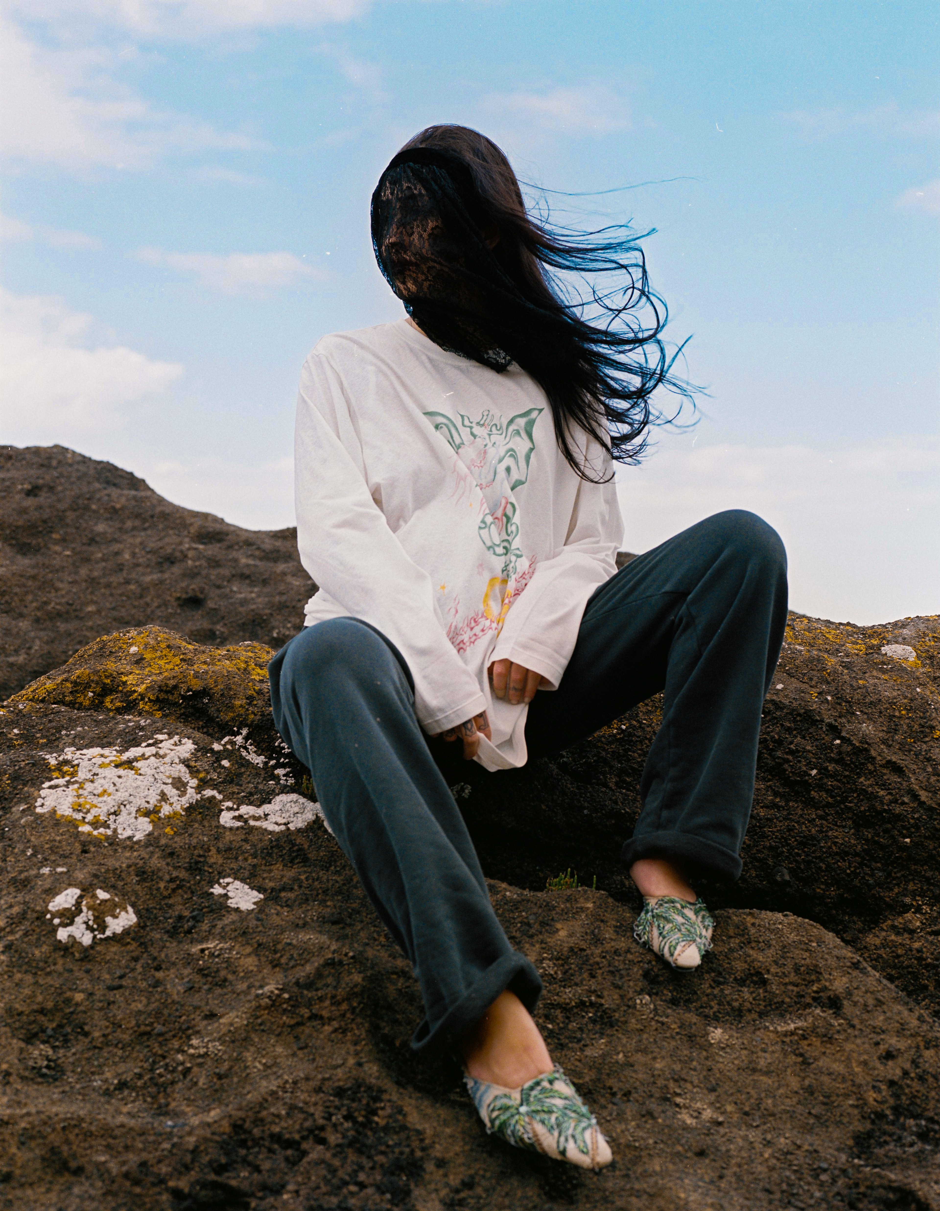Dragon L/S Tee White - 2