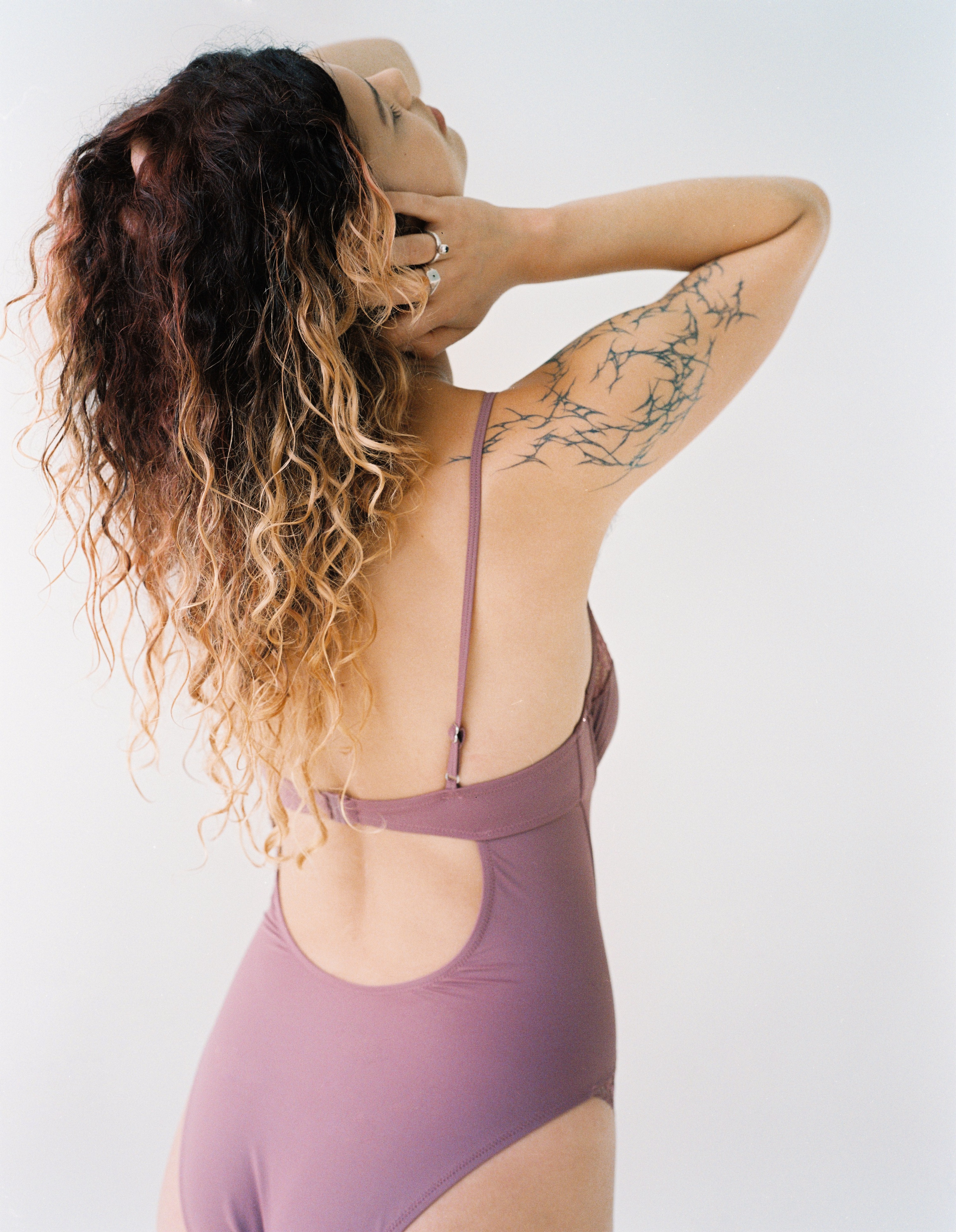 Odette Underwire Swimsuit Hollyhock - 5