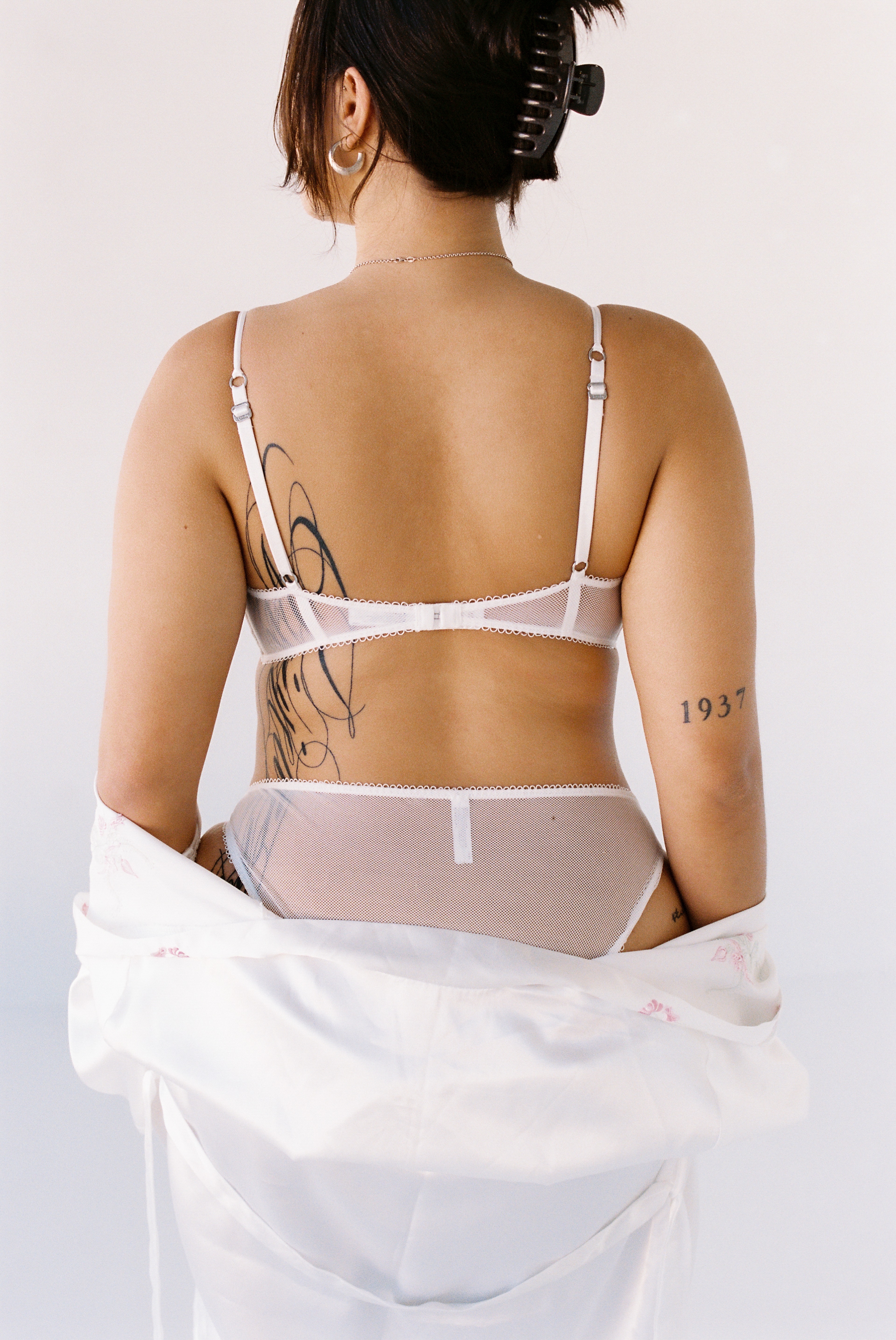 Florence High Waist Brief Ivory - 7
