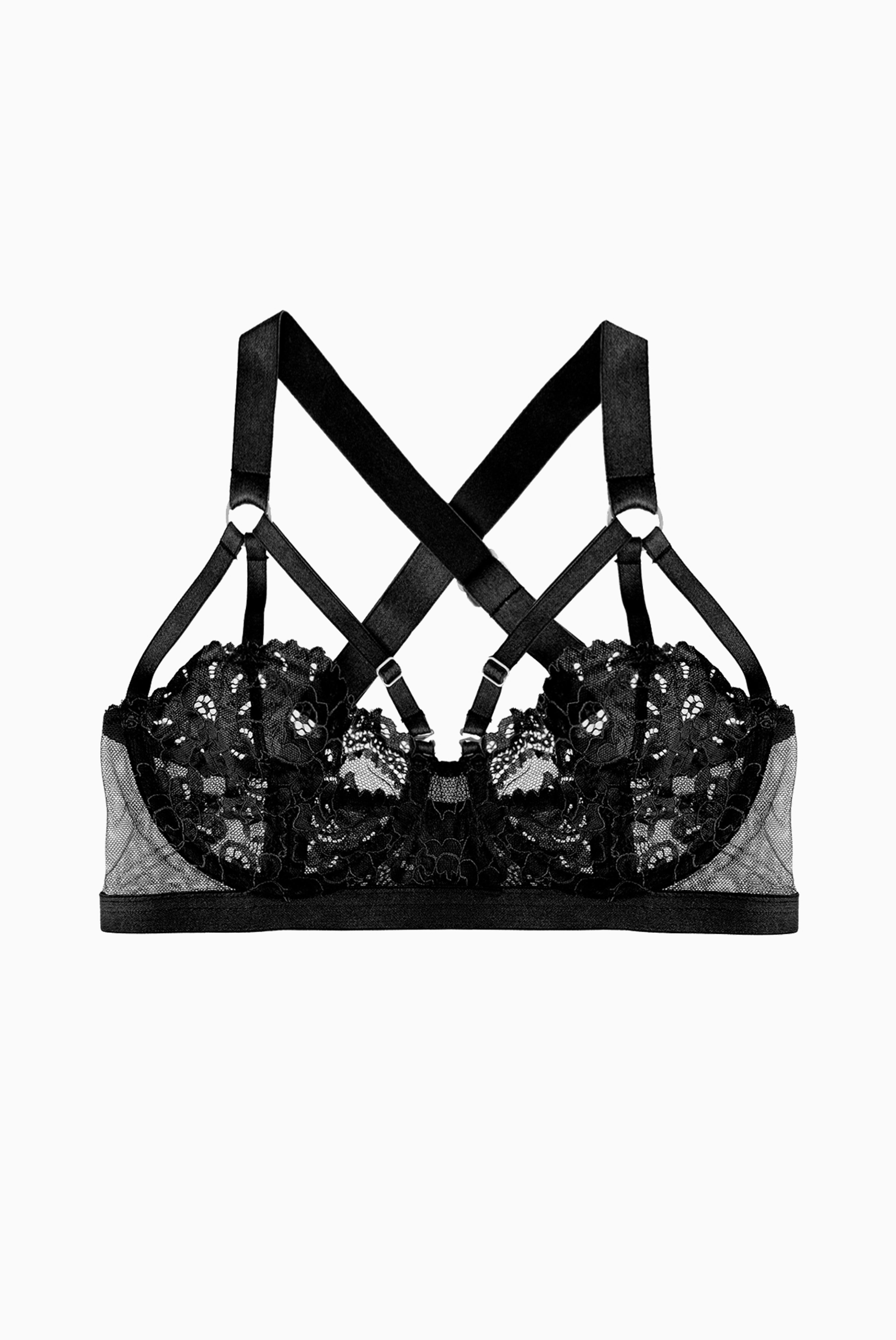 Lulu Underwire Bra Black - 3