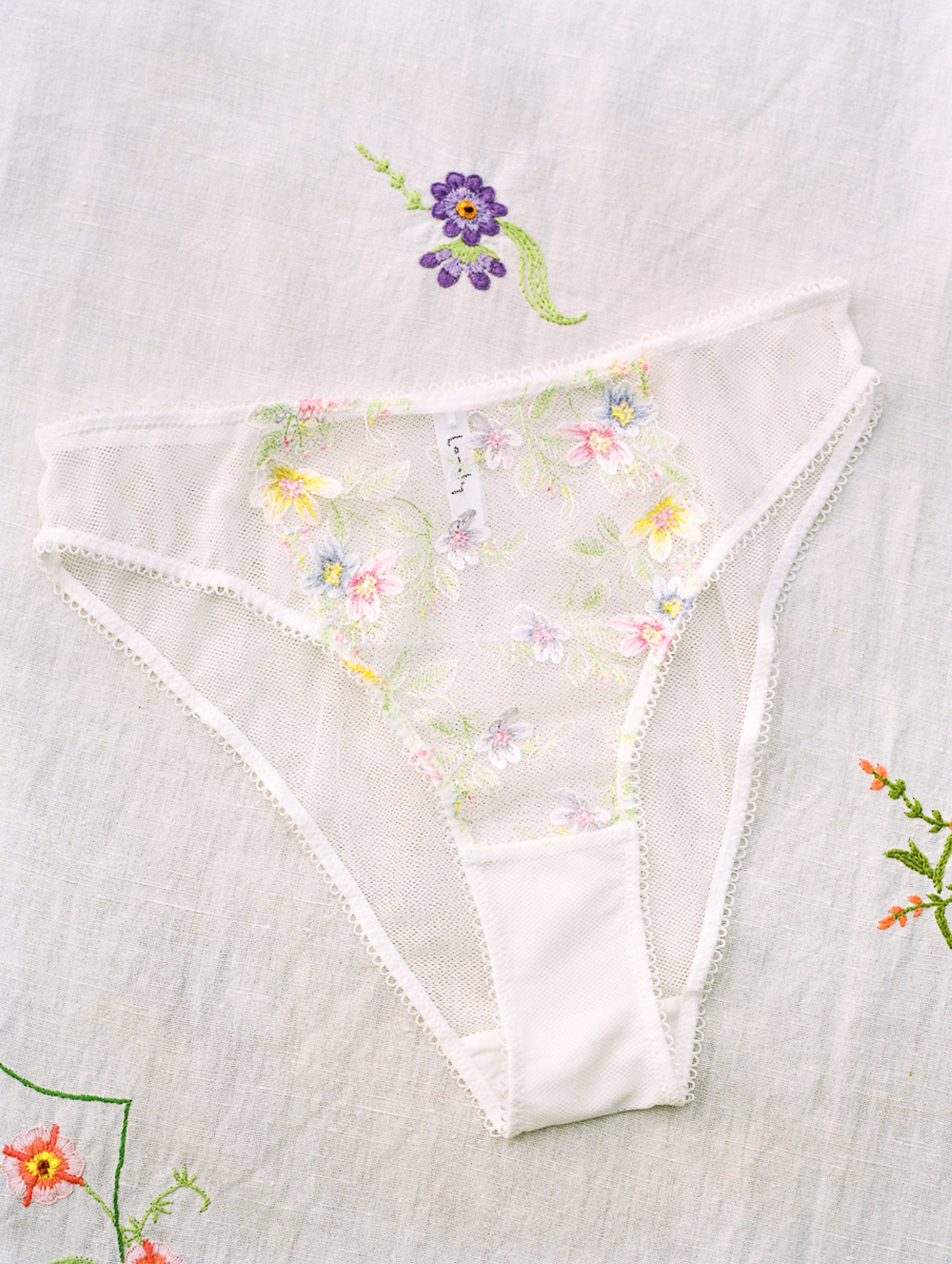 Florence High Waist Brief Ivory - 9