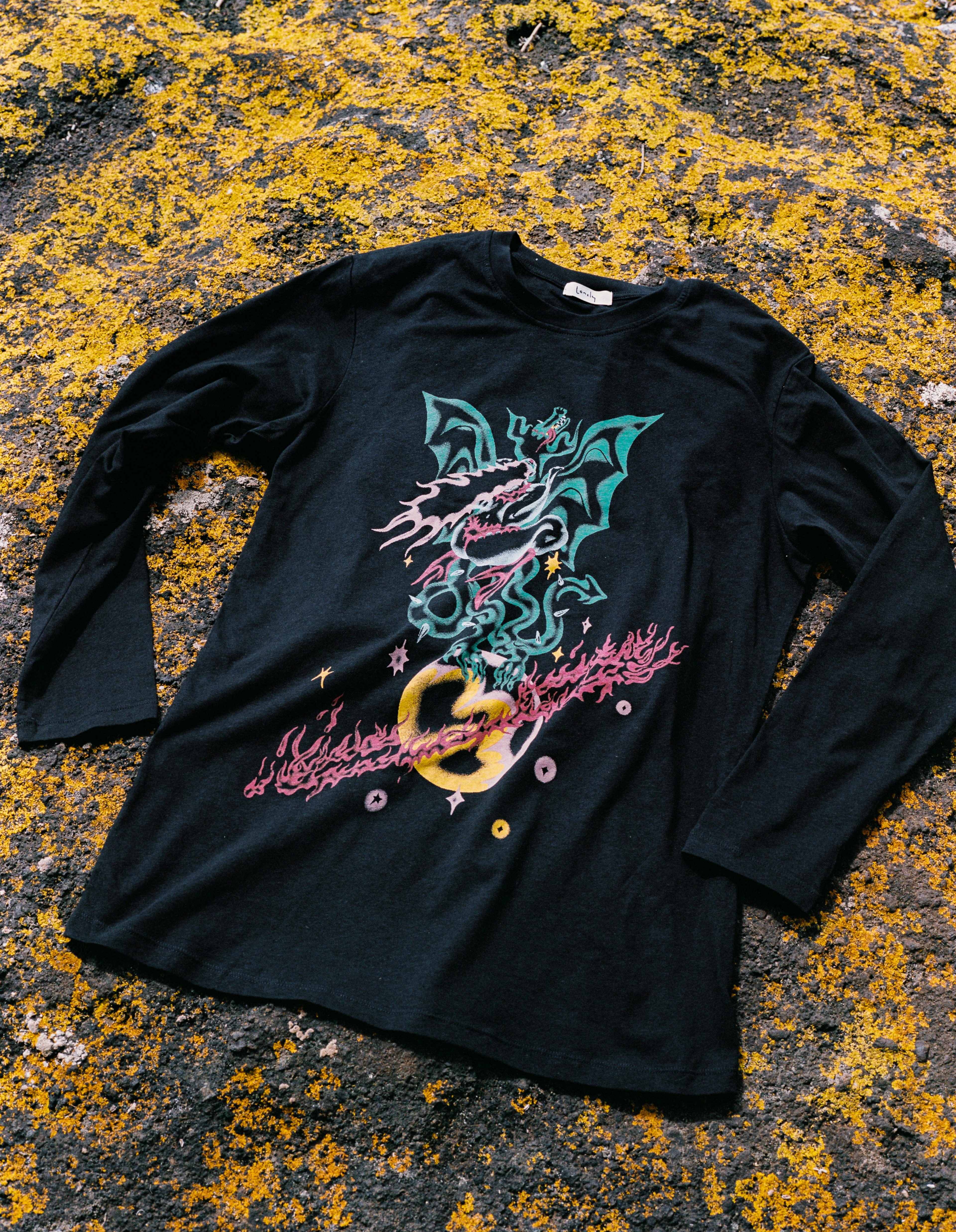 Dragon L/S Tee Black - 5