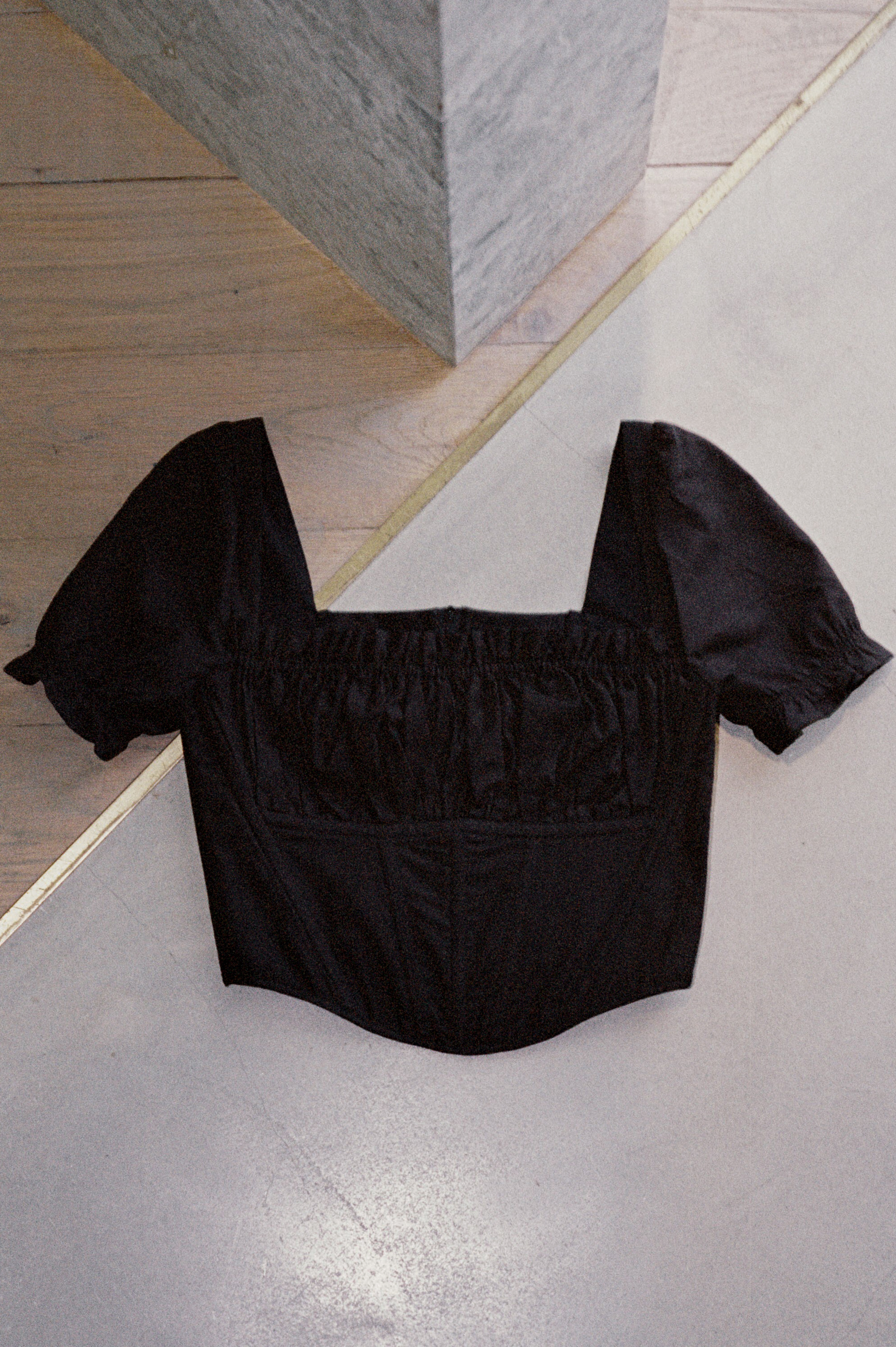 Venus Puff Sleeve Top Black - 3