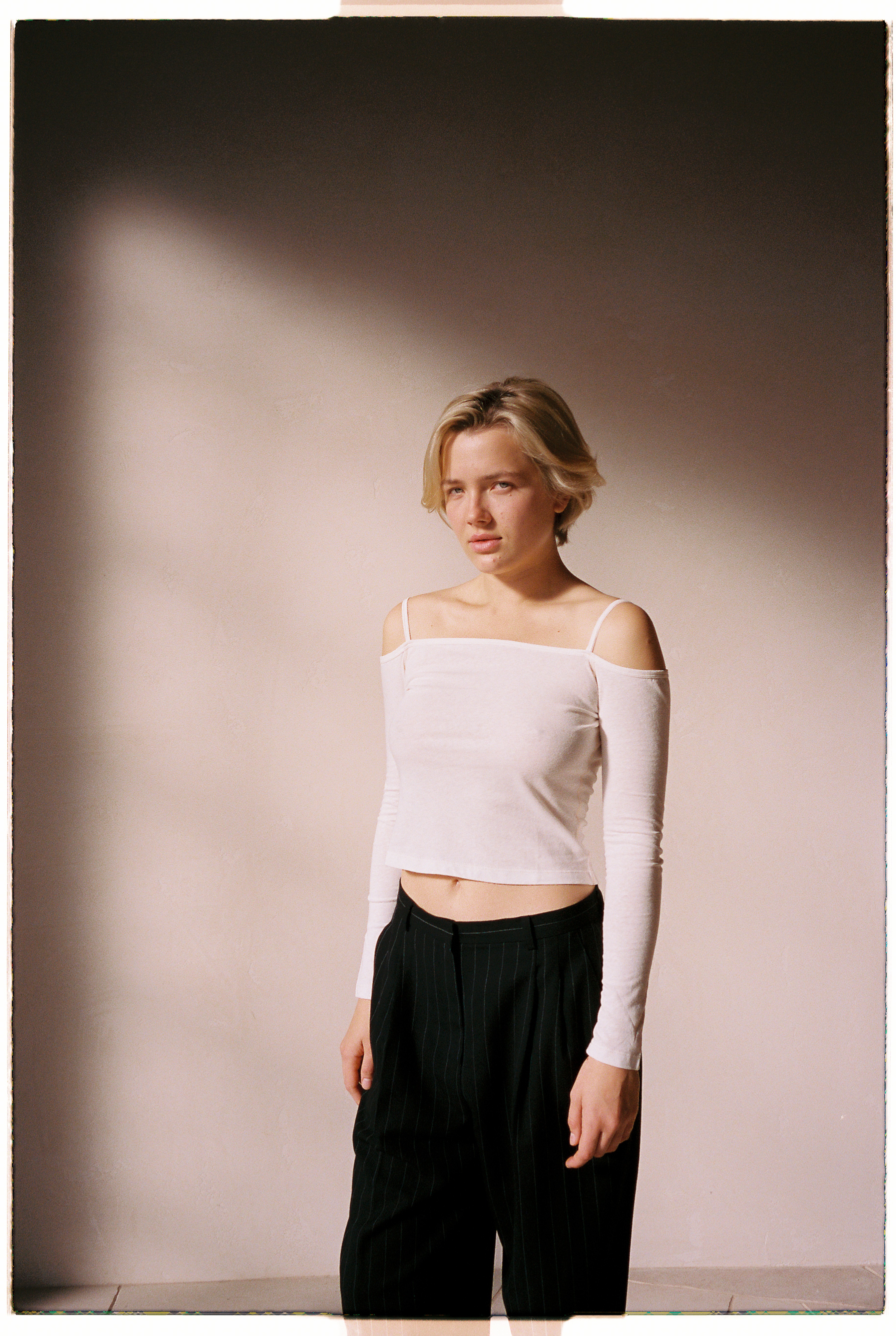 Marama Off Shoulder L/S Top White - 2