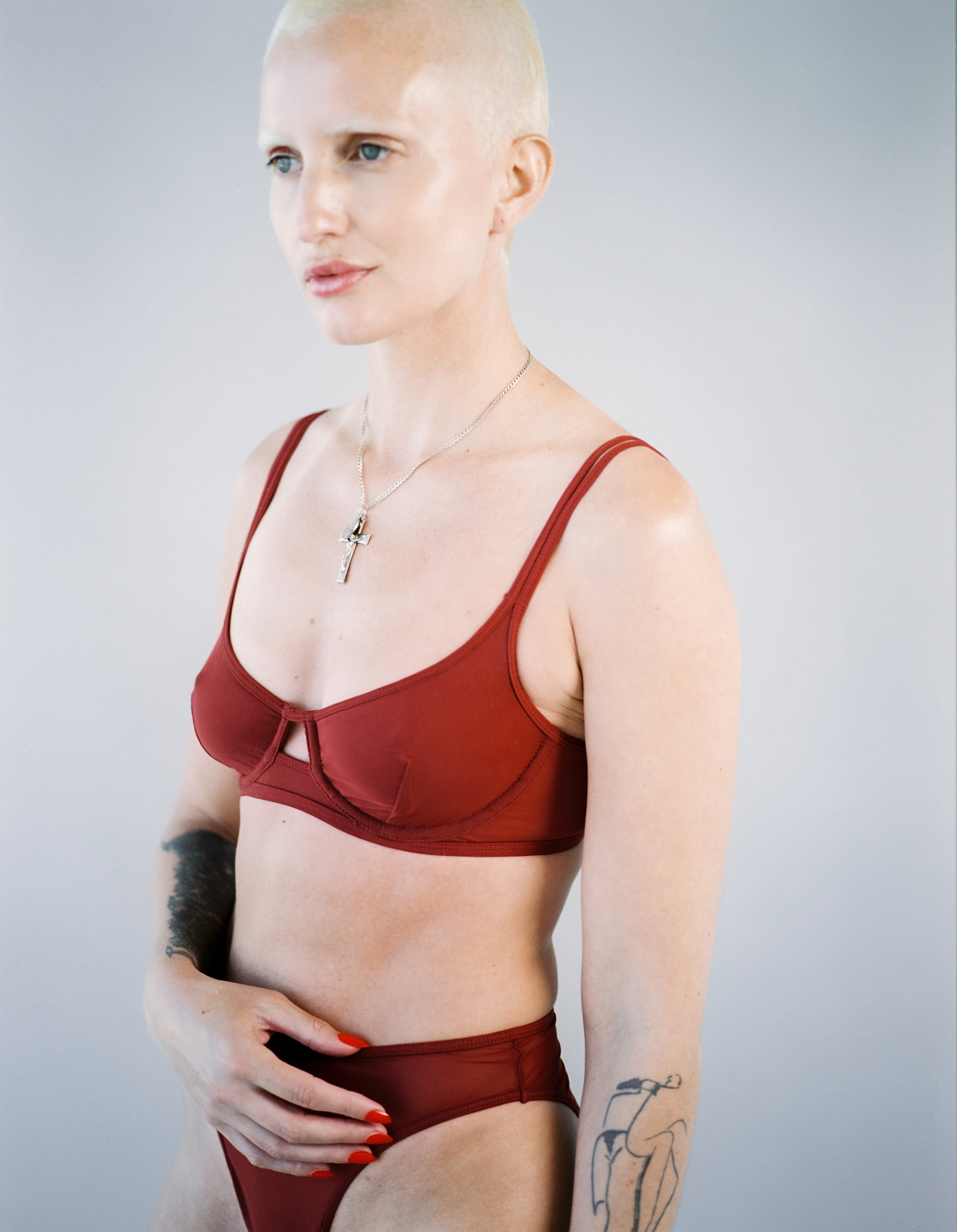 Luna Underwire Bra Garnet - 4