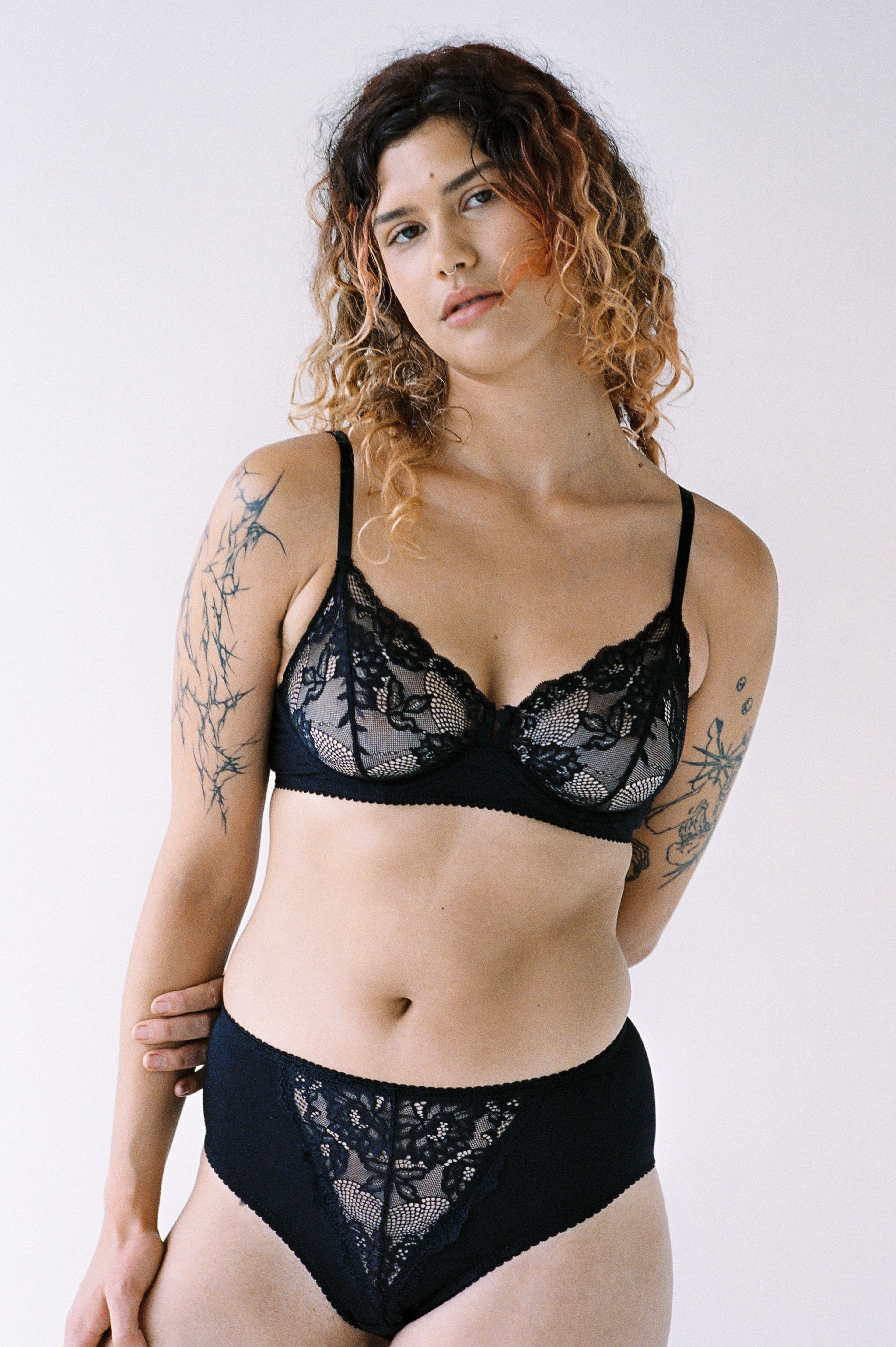 Hollie Underwire Bra Black - 4