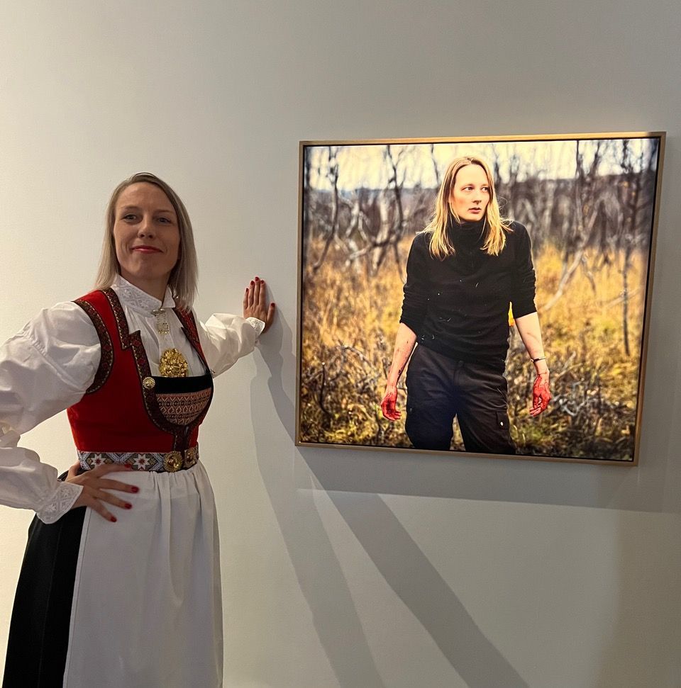 Ingerid Jordal har deltatt på Høstutstillingen to ganger, her fra 2022 med prosjektet She Hunts.