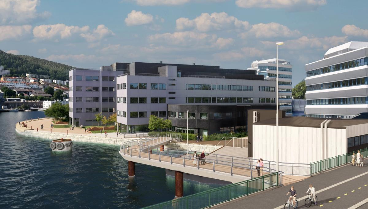 Den nye Marinebroen åpnet 2. juli 2026. Foto: GC Rieber Eiendom