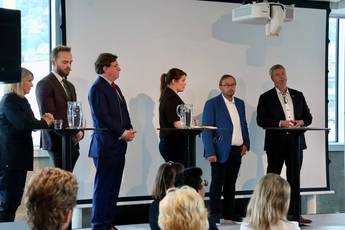 Næringsministeren i debatt