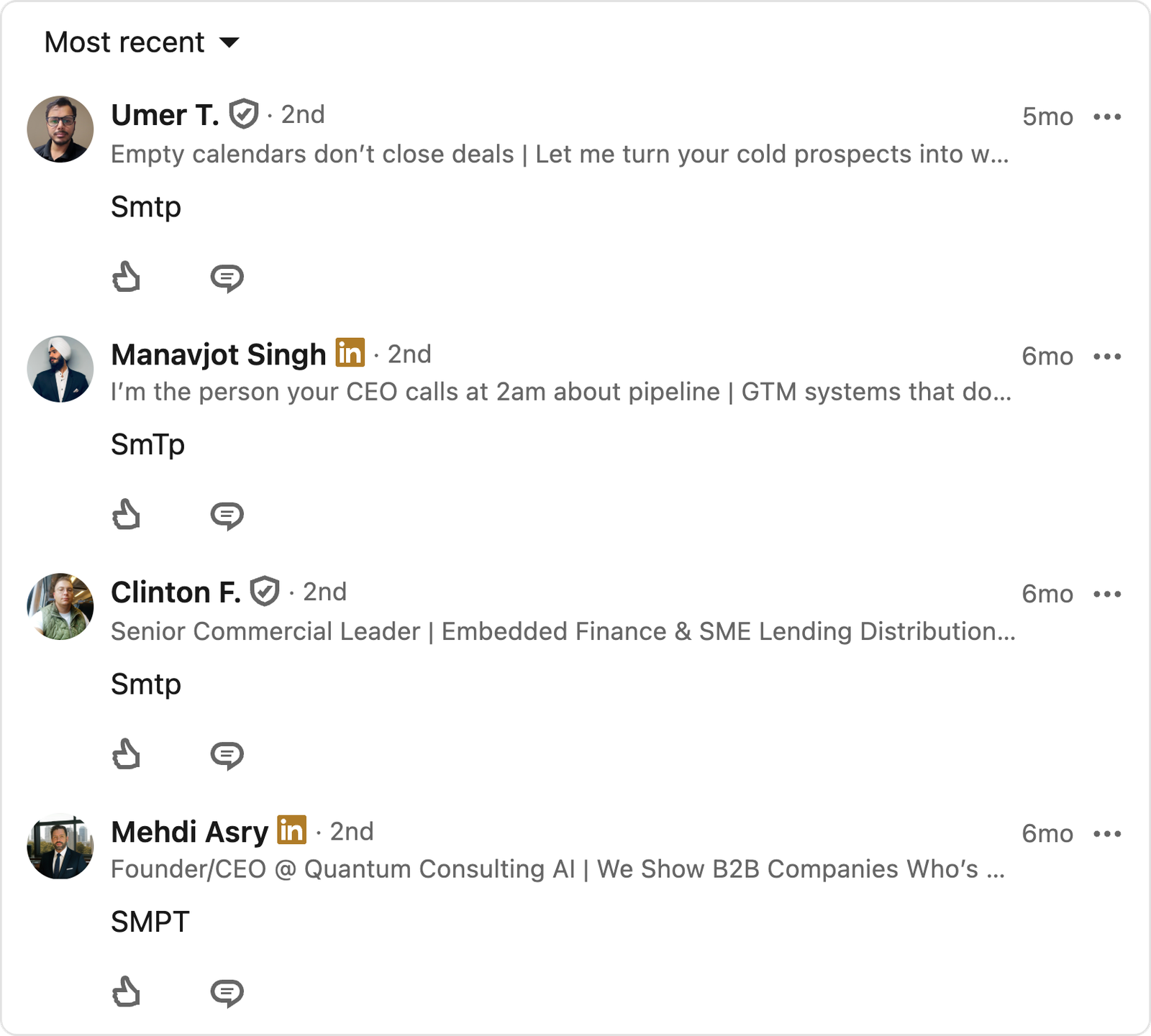 Comments on Nikita’s offer, recreated from the original thread for readability.
