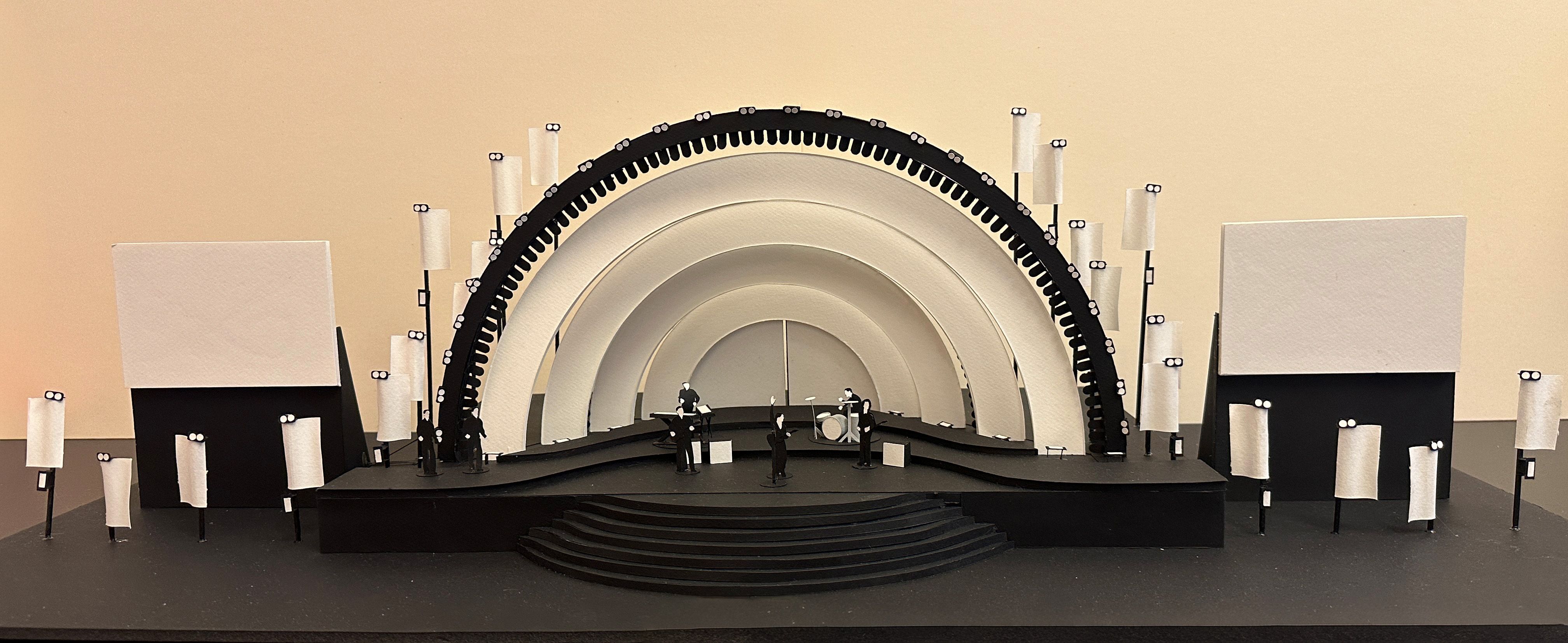 Jean-Louis Aubert, Pafini, Arena Tour, Stage Design, Light Design, Vidéo Design, Model