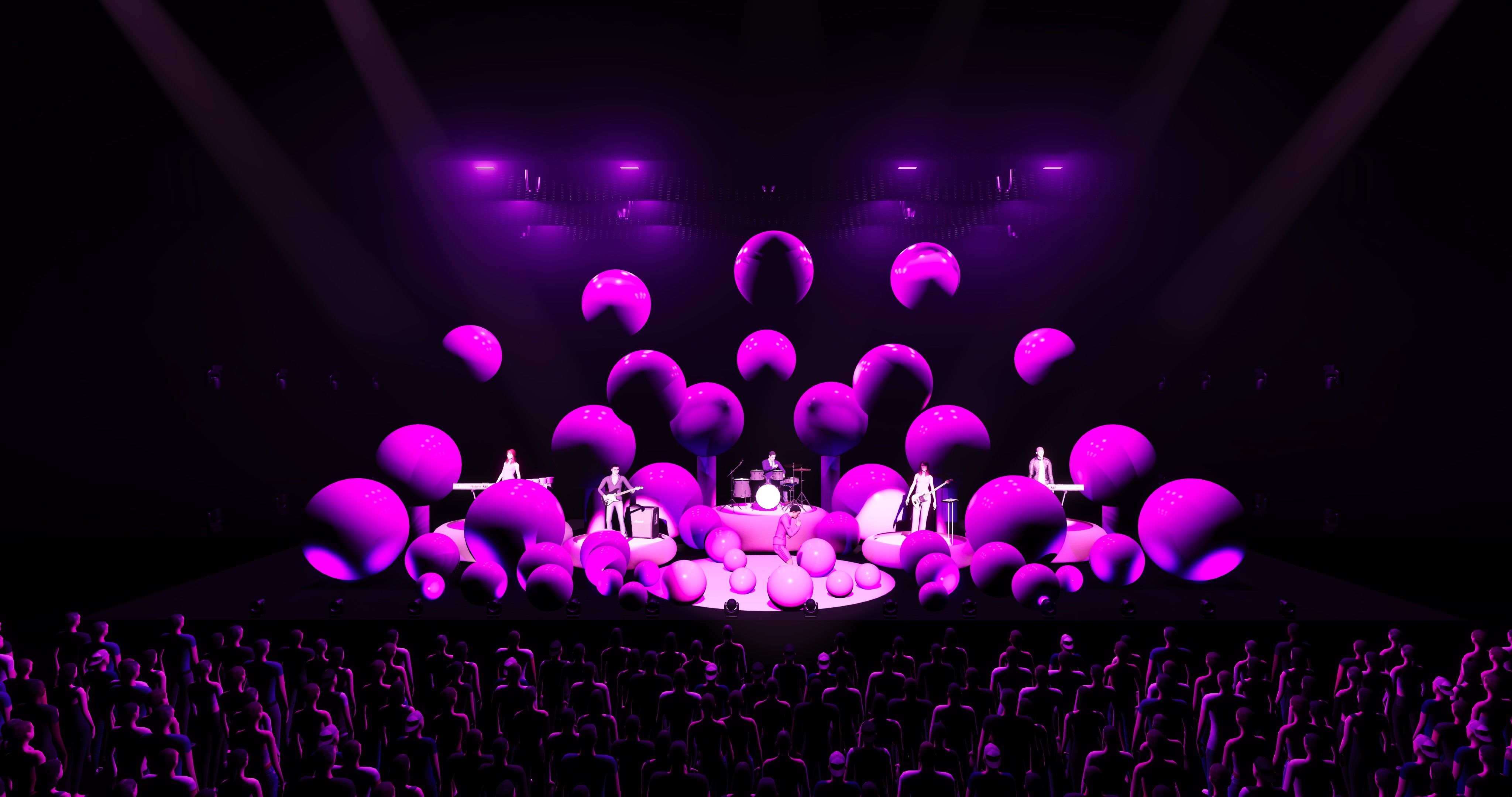 Philippe Katerine, Zouzou Tour, scénographie, design lumière