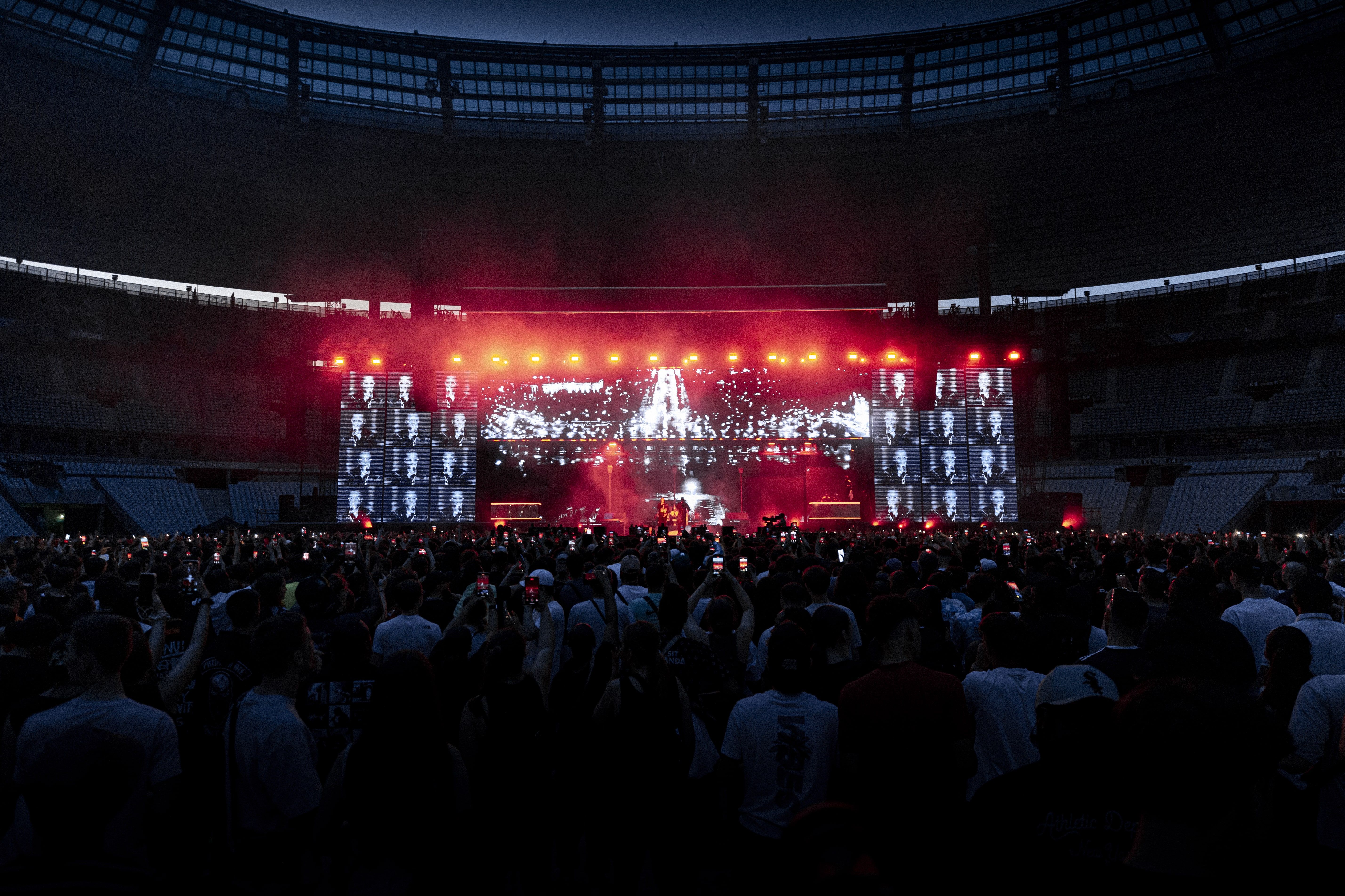 Ninho, Stade de France, 3 Mais 2025, Creative Direction, Stage Design, Light Design, Vidéo Design
