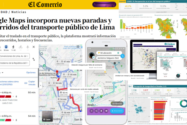 Digitalización de datos de transporte urbano en Lima y Callao