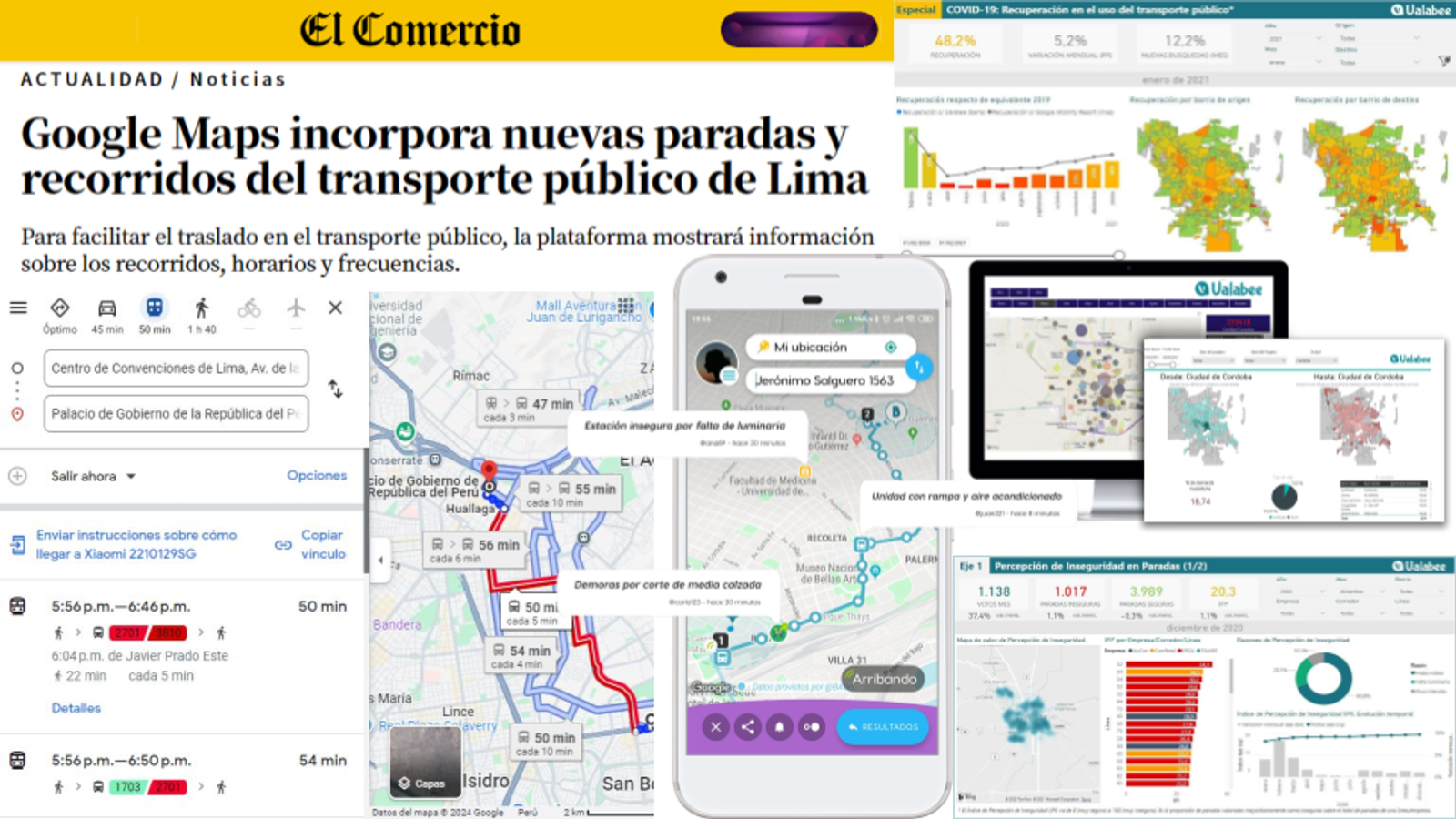 Digitalización de datos de transporte urbano en Lima y Callao