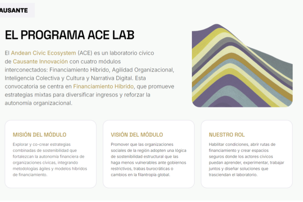 Ecosistema Cívico Andino: Laboratorio de innovación cívica