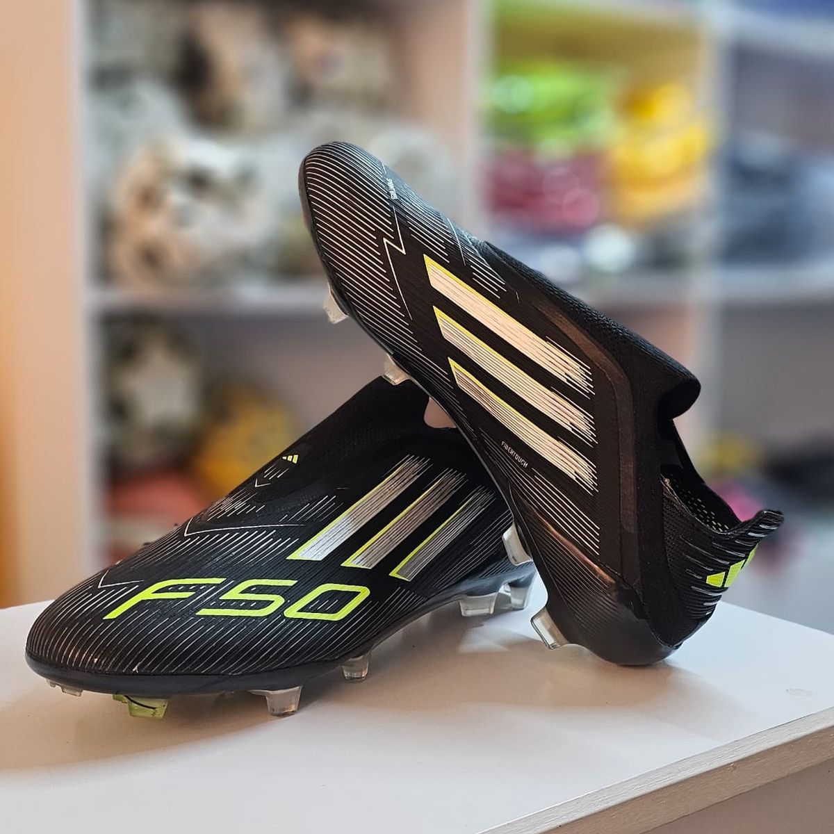 Adidas F50 Elite Laceless Lucid Lemon — view 1