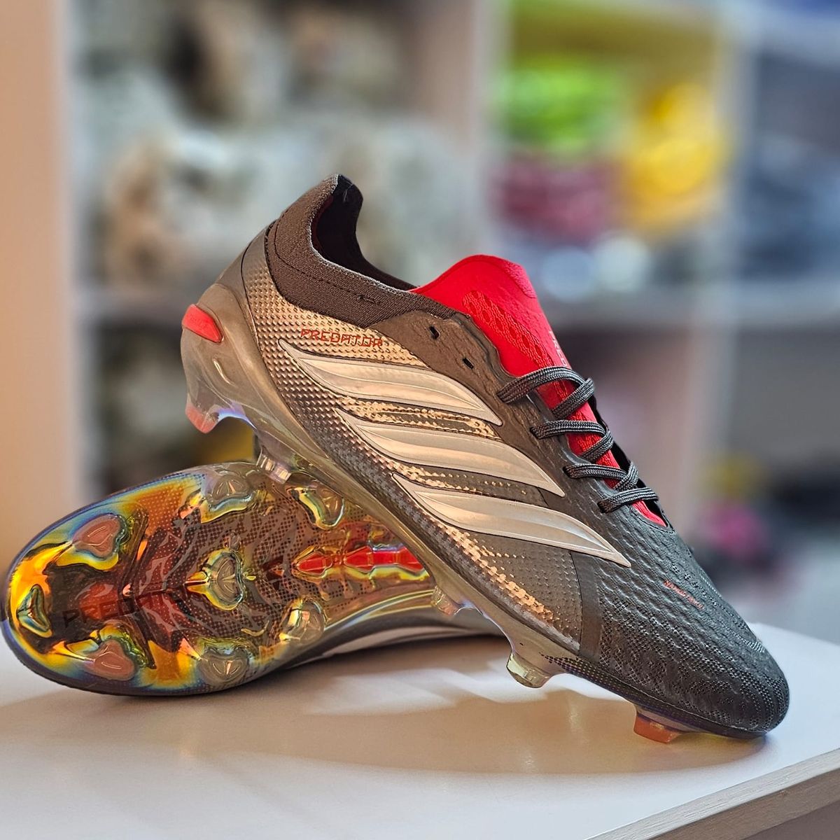 Iron Metallic Adidas Predator Elite — view 1