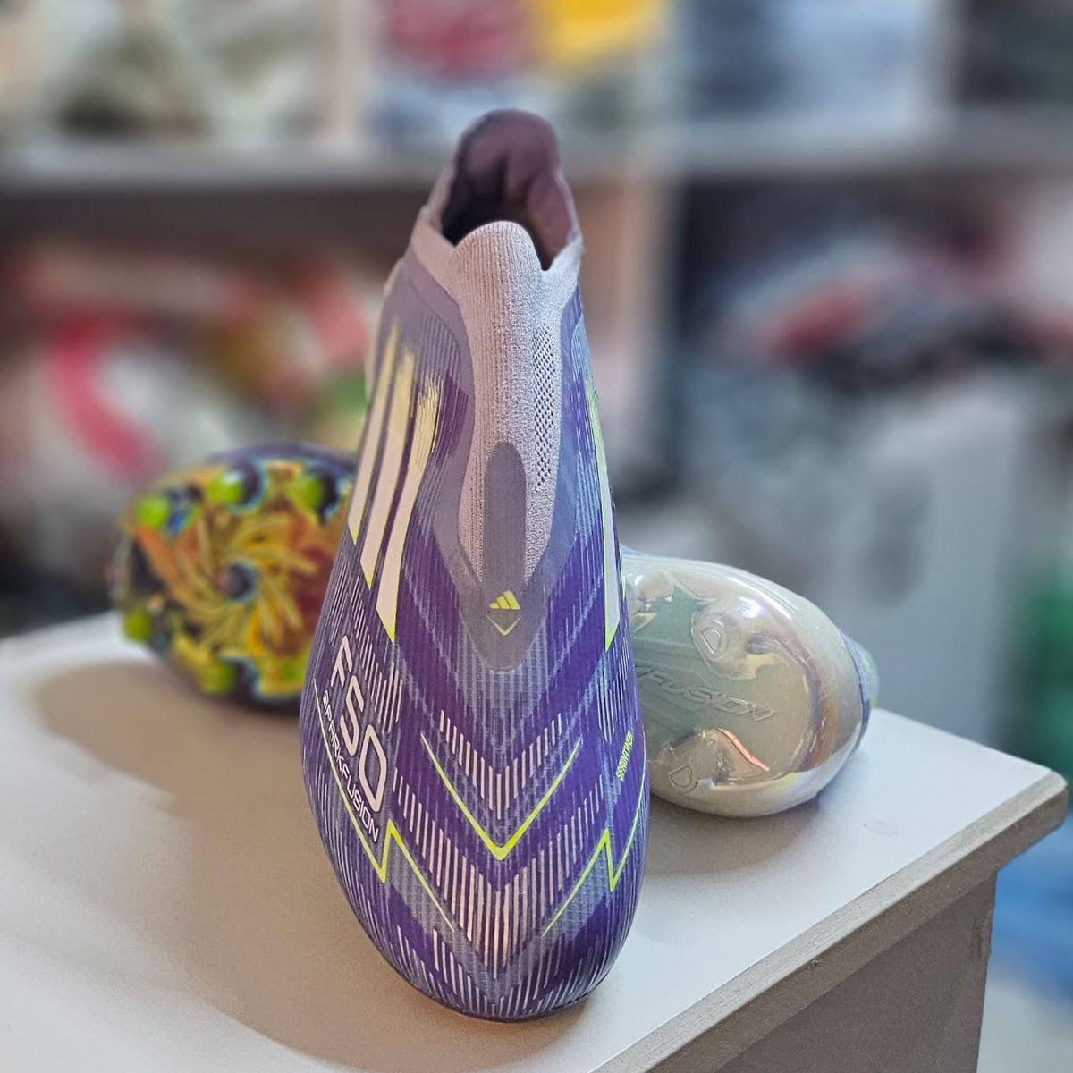 Adidas F50 Sparkfusion Elite laceless football boots — view 1