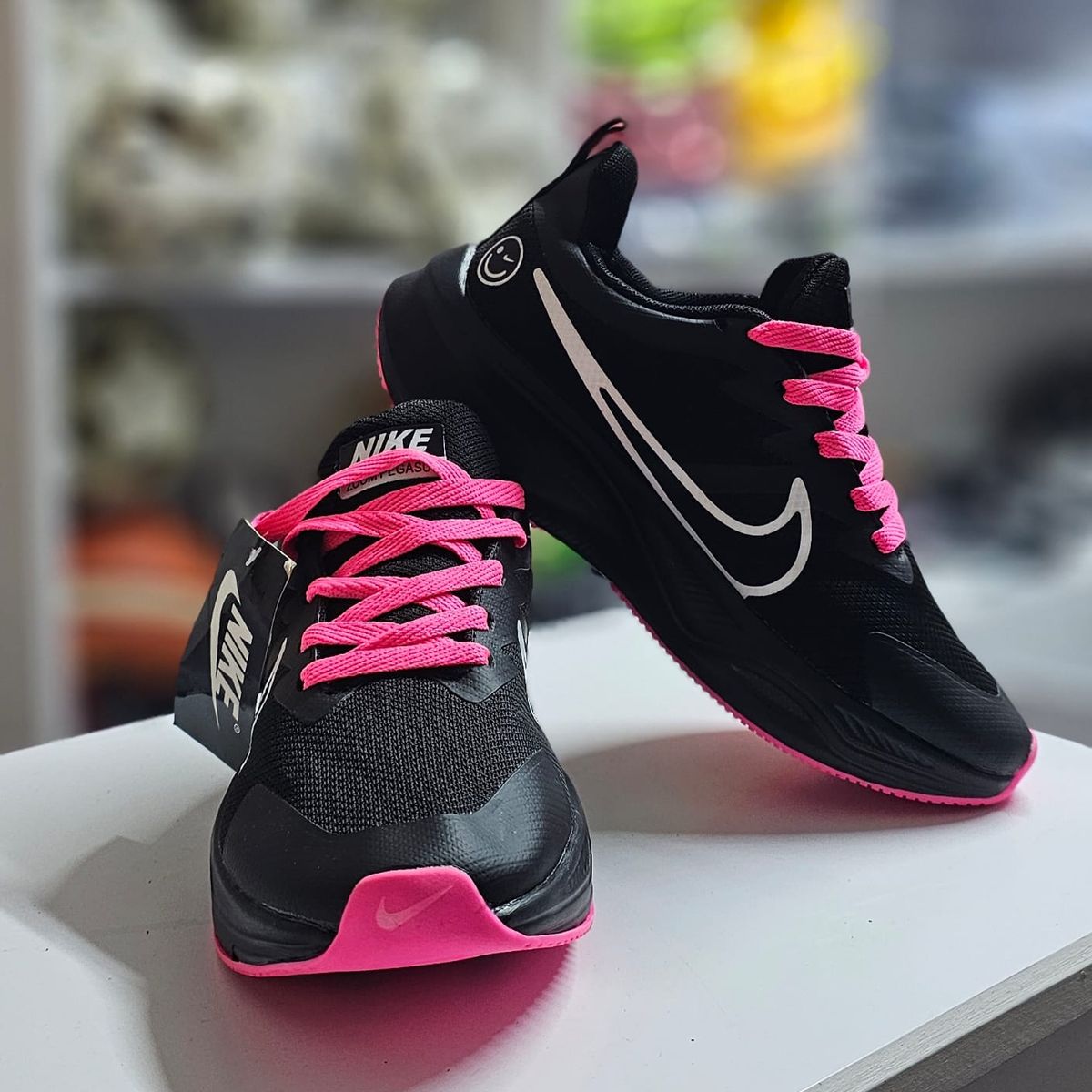 Nike Zoom X Smiley Black-Pink — view 1