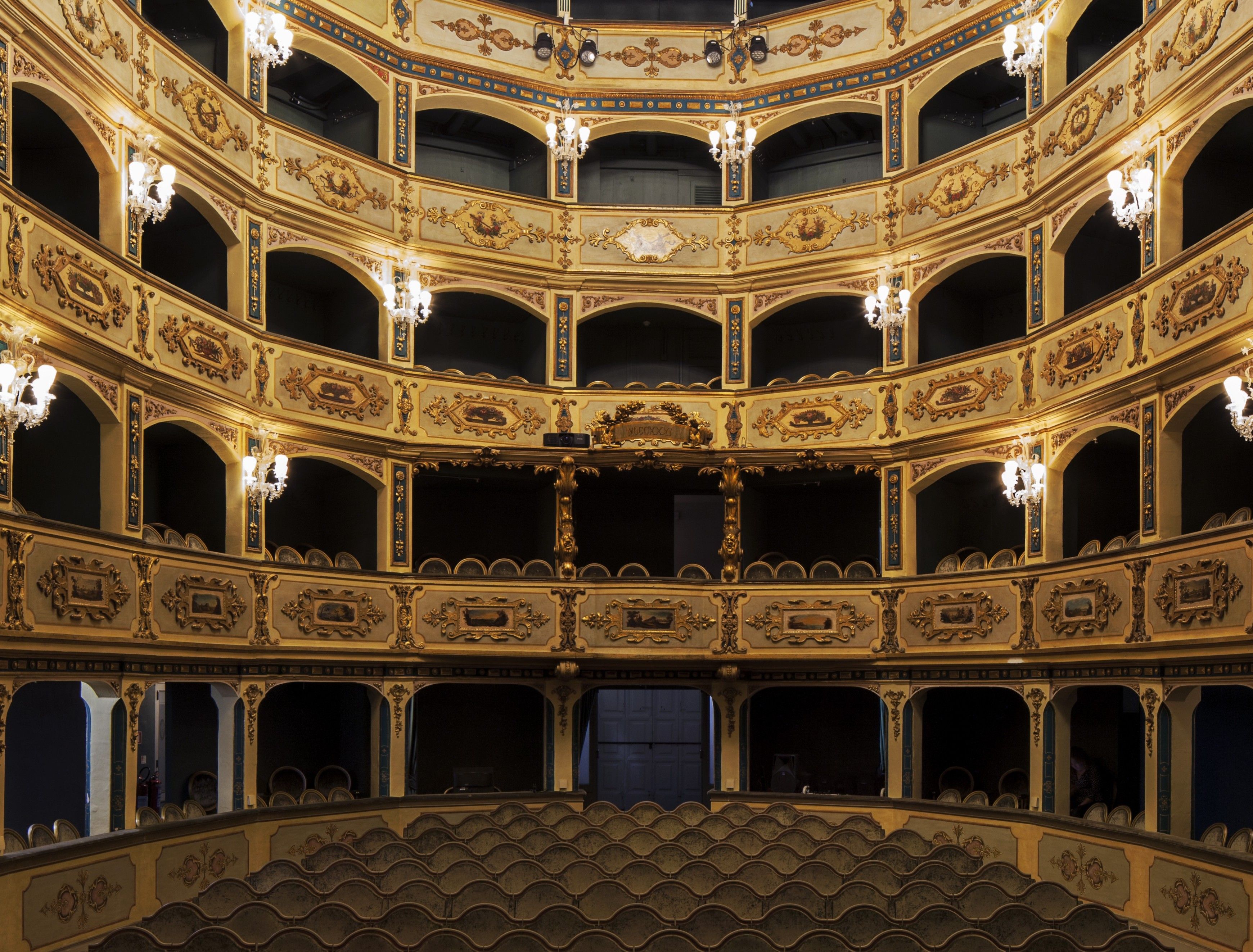 Teatru Manoel view from, the stage