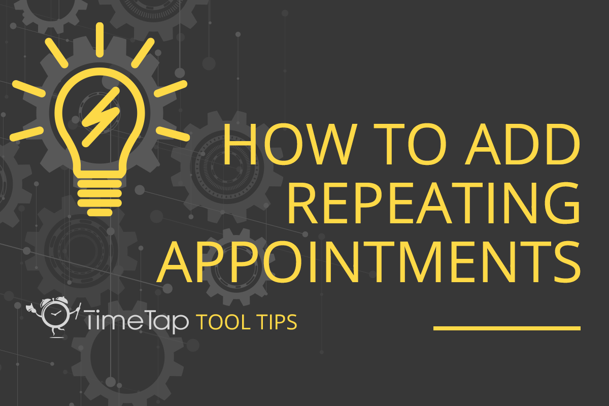 How To Add Repeating Appointments