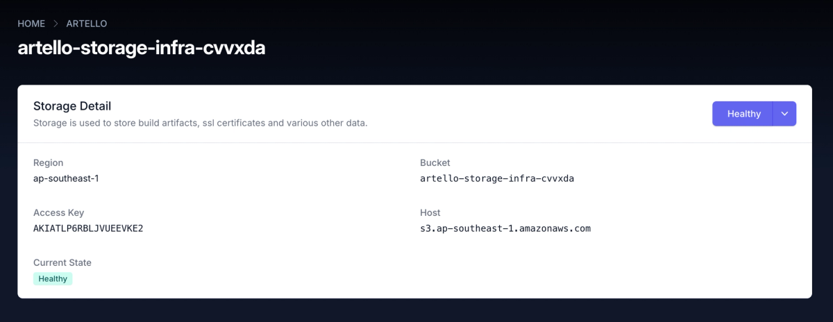 Storage configuration