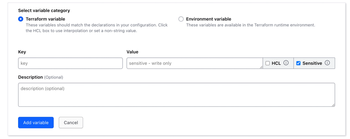 Sensitive Variables