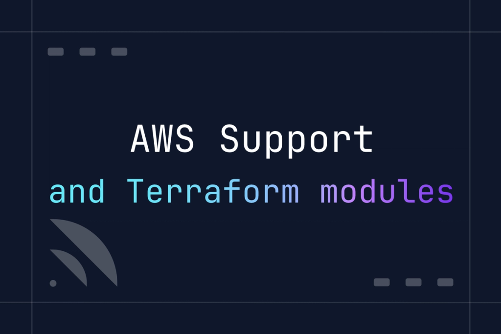 Aws support and terraform modules