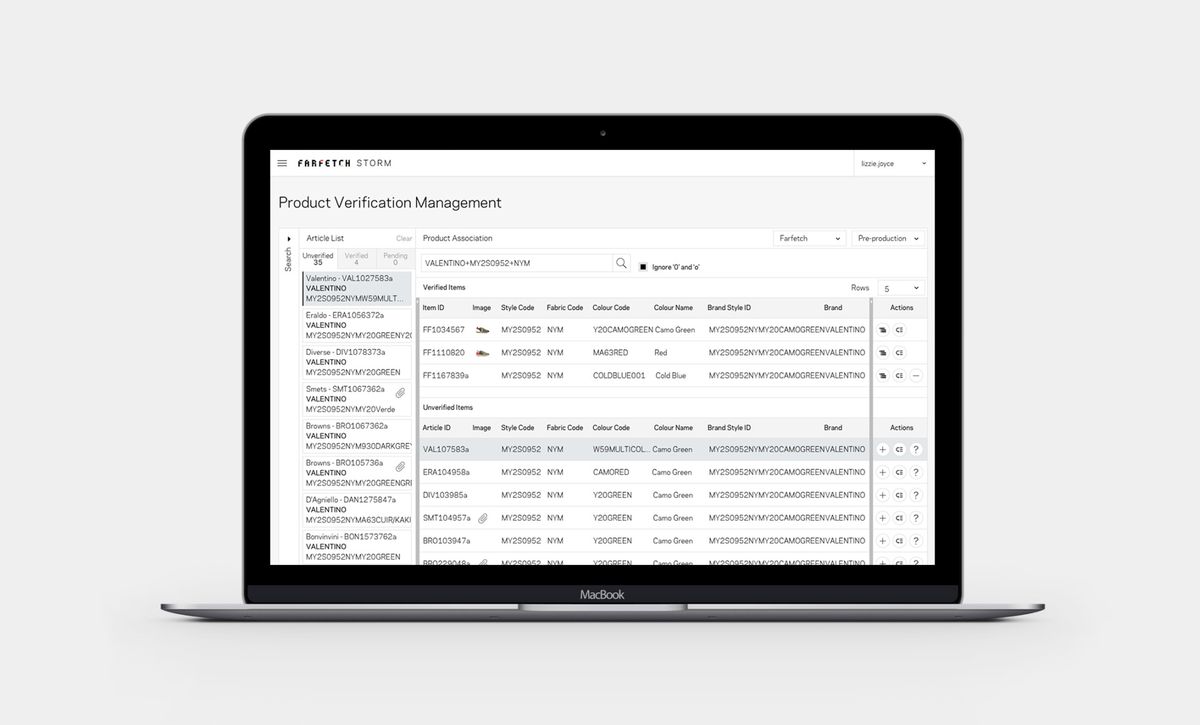 Farfetch Back Office