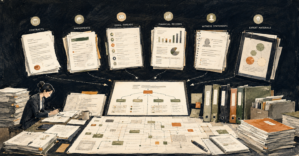 How a persistent, source-linked factual record can support commercial litigation from early case assessment through discovery, witness preparation and hearing.