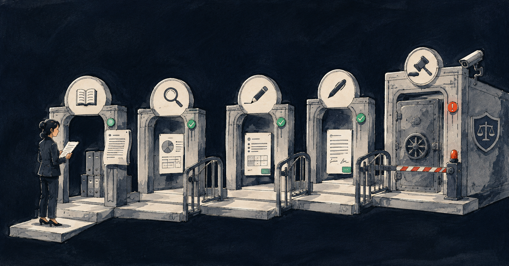 A practical permission model for legal AI agents, separating access to information from the authority to change a matter or act outside the firm.