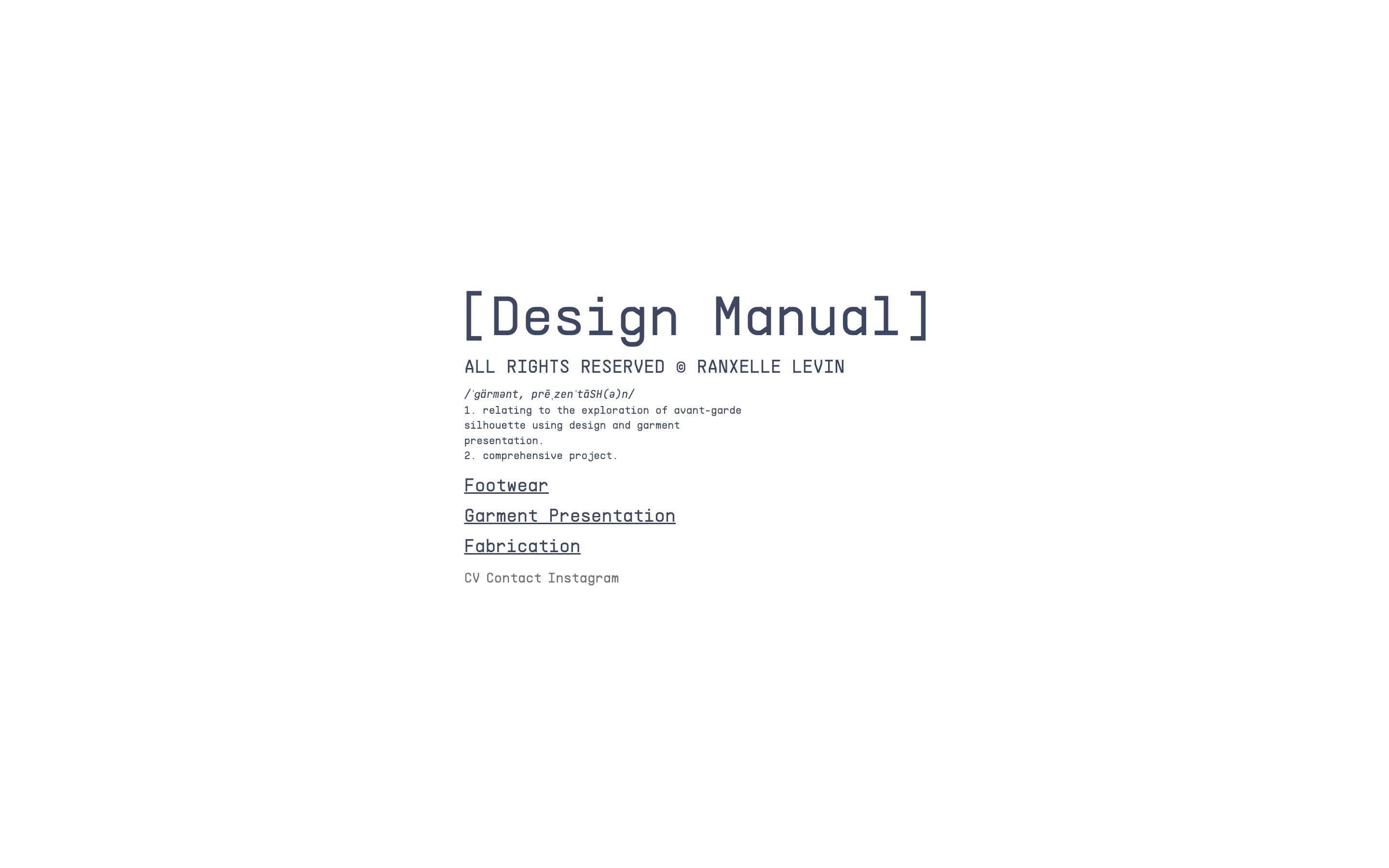 [Design Manual]
