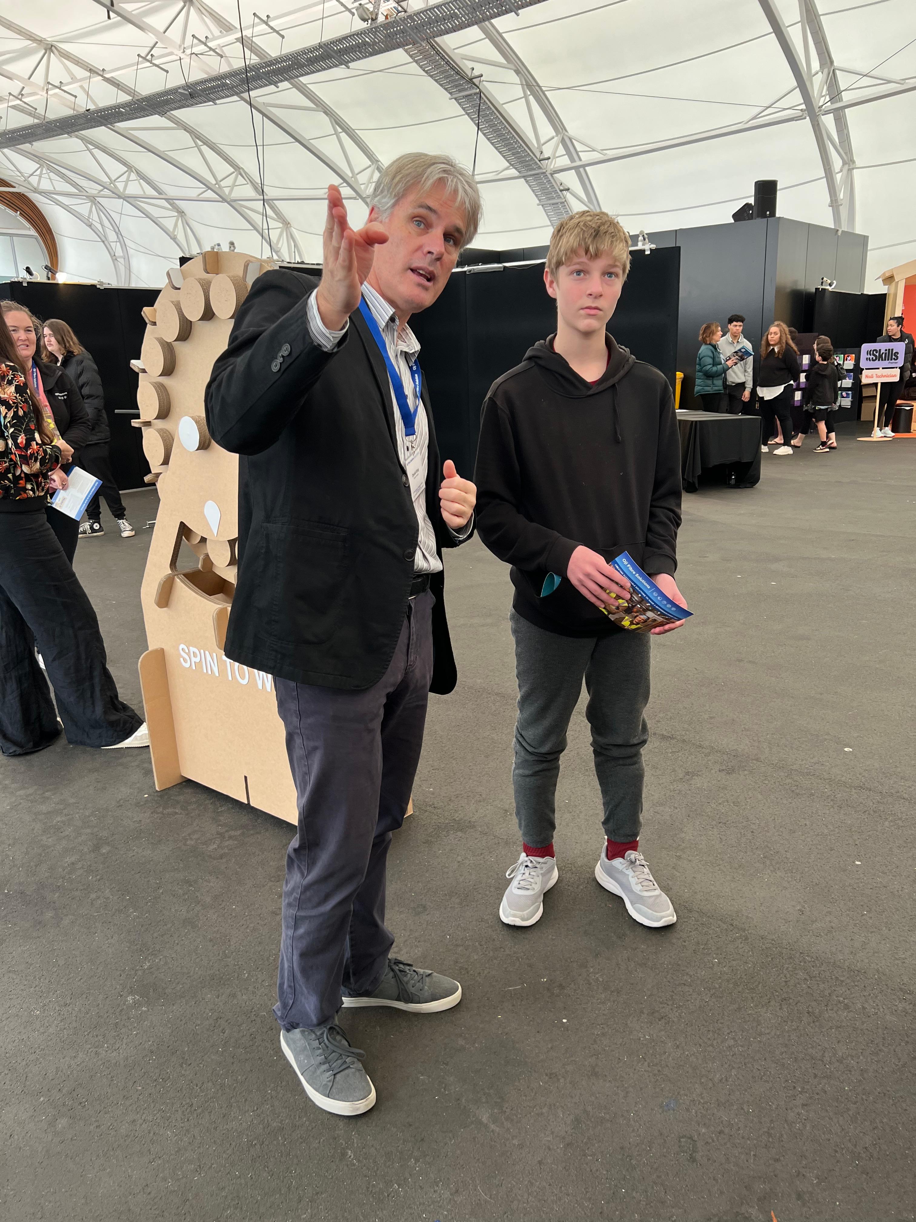 OjiFS Career Advisor Talking with Student