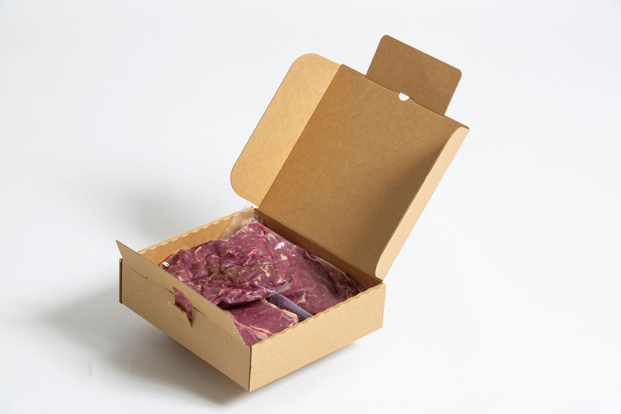 Cardboard Packaging for Meat