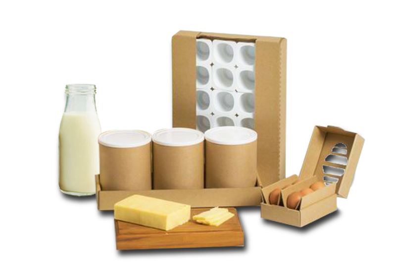 Dairy cardboard packaging