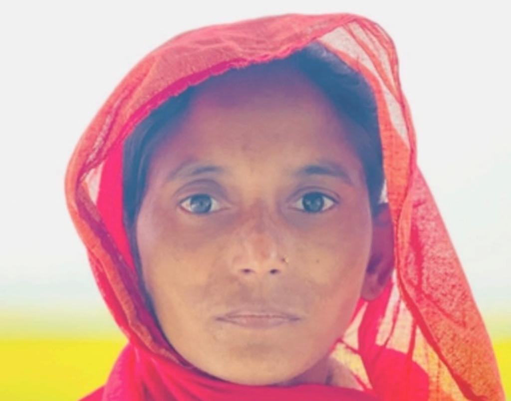 Woman with headscarf