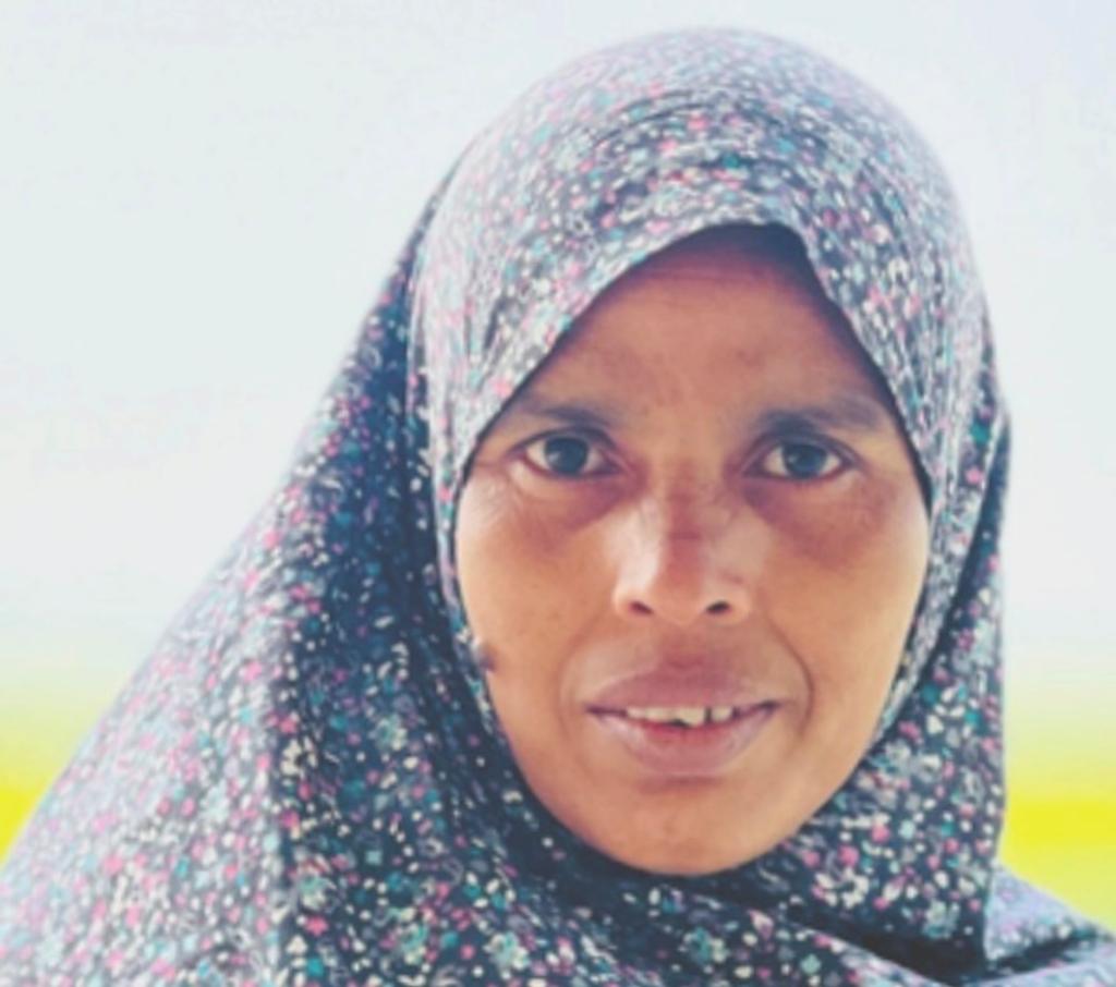 Woman with headscarf