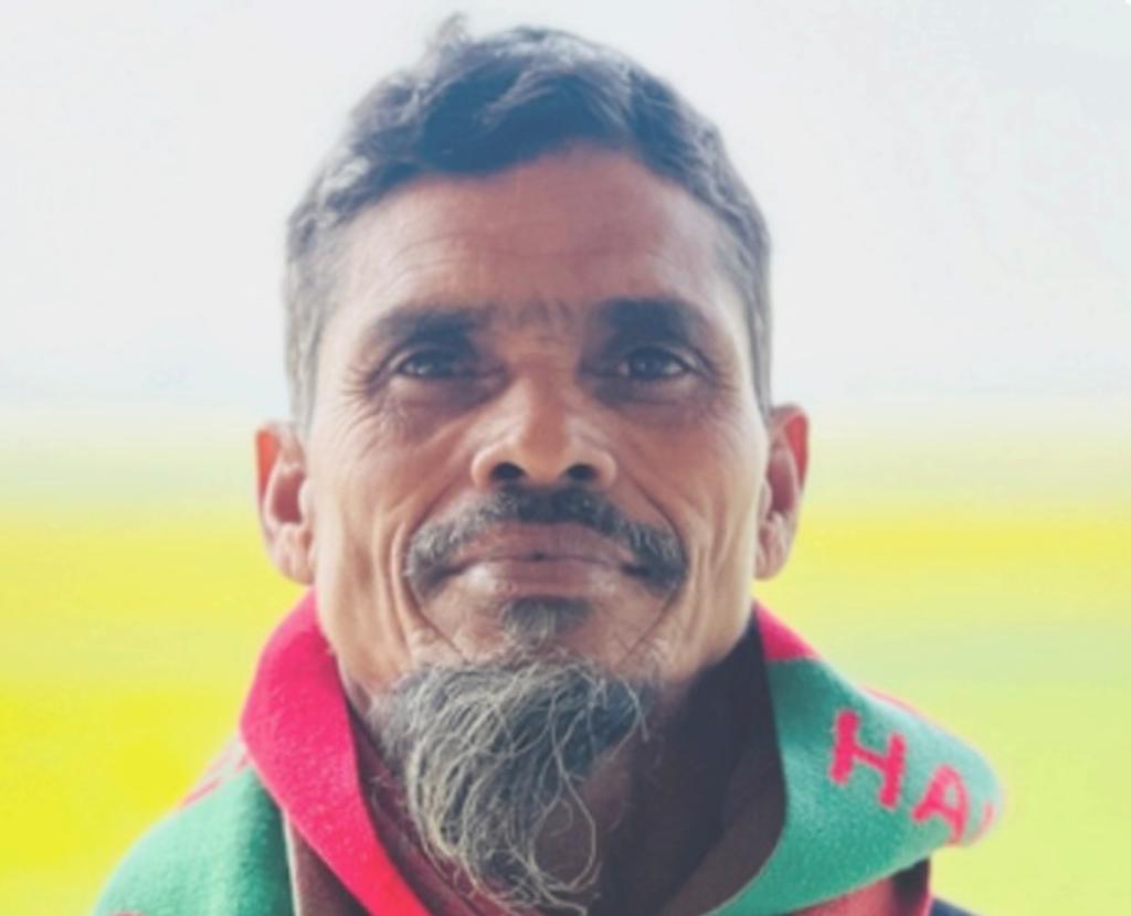 Man with scarf