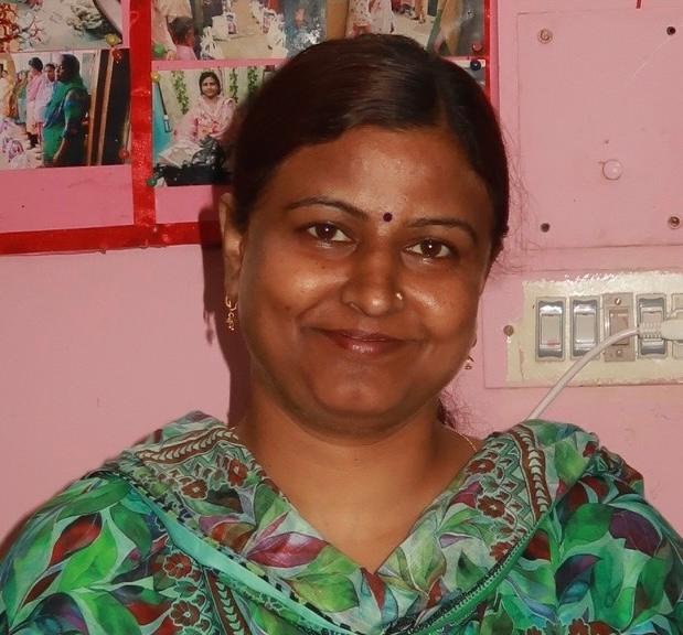 woman smiling