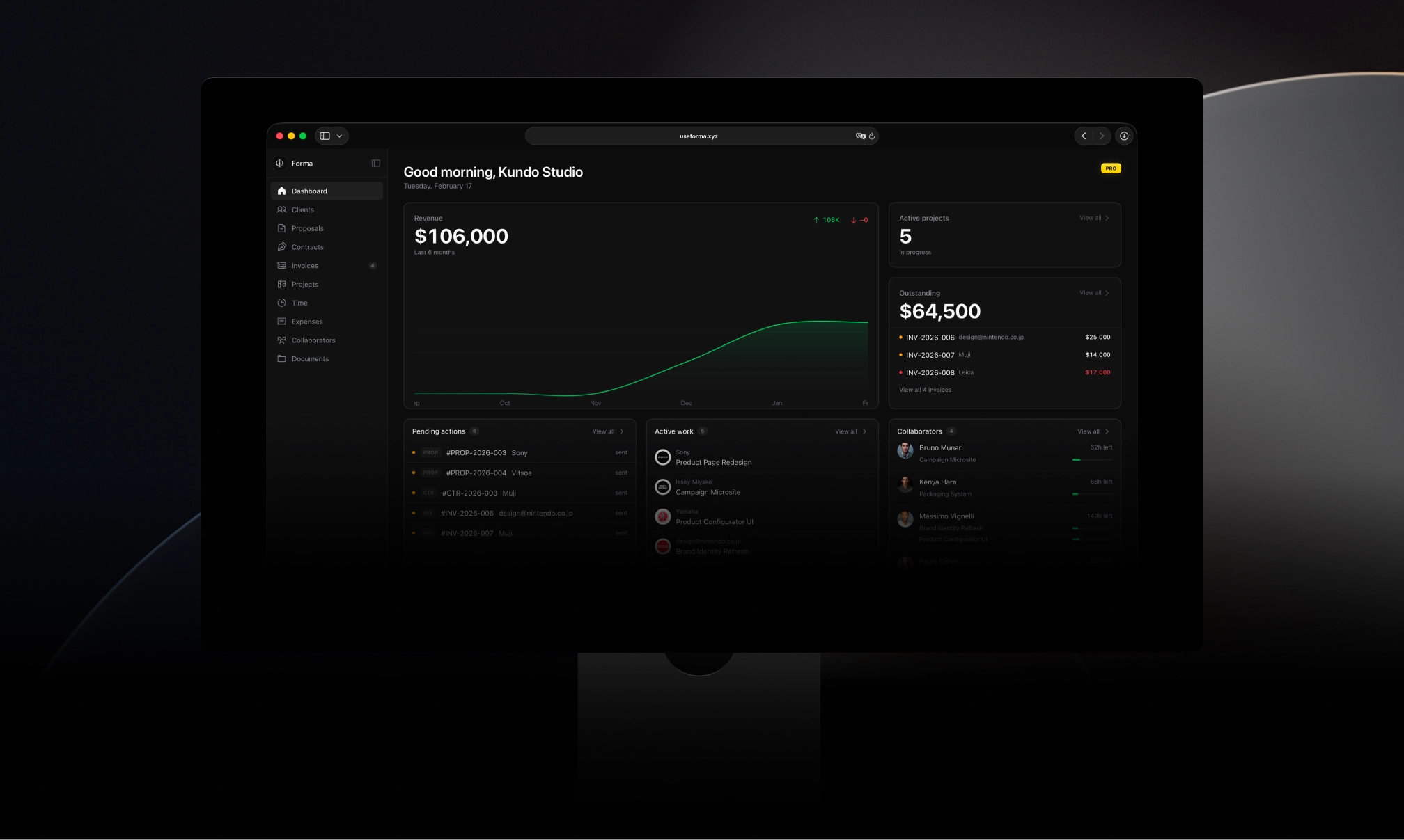 Forma — design details