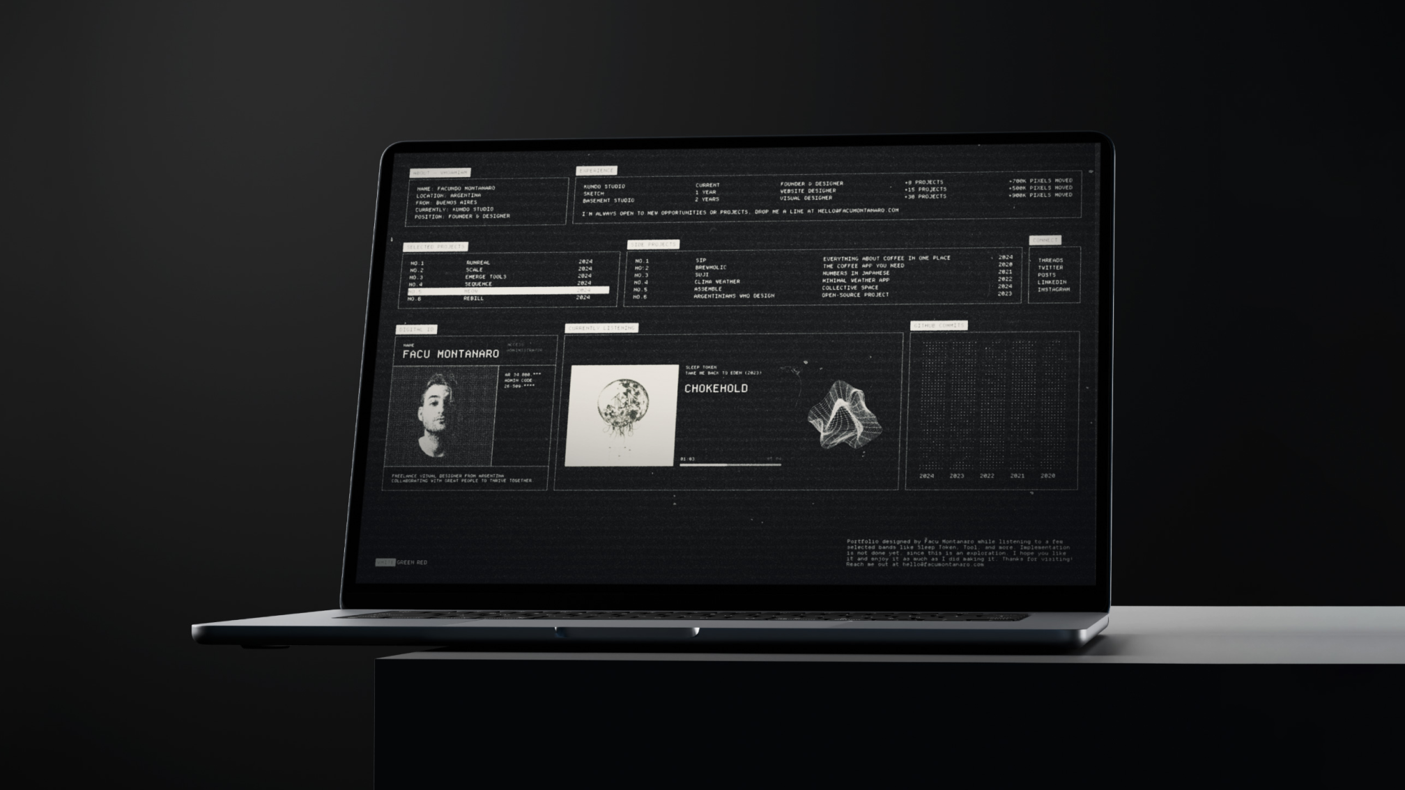 UI design work by Facundo Montanaro